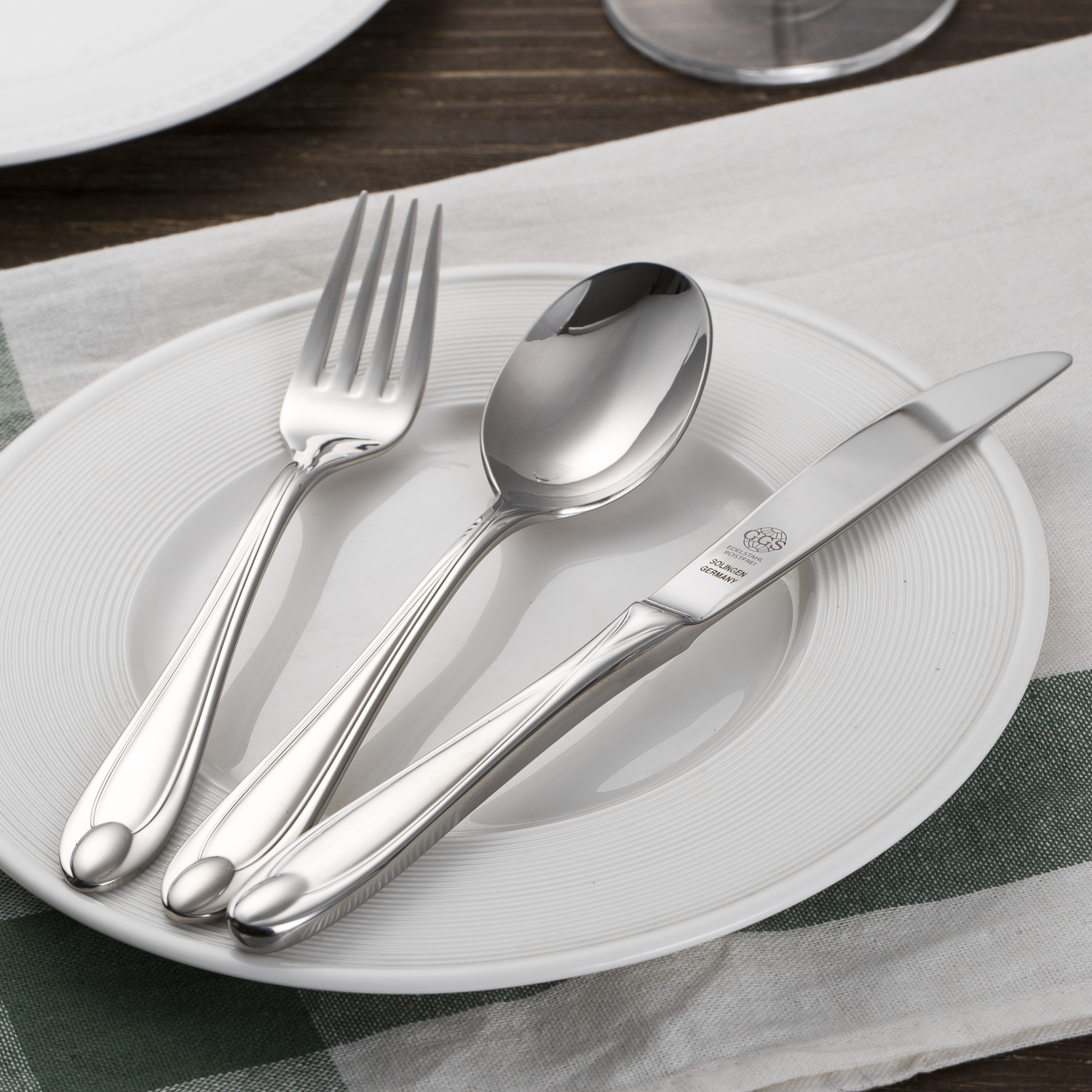 德国进口不锈钢五金餐具-GGS不锈钢餐具套装Monika高品质不锈钢精致图案