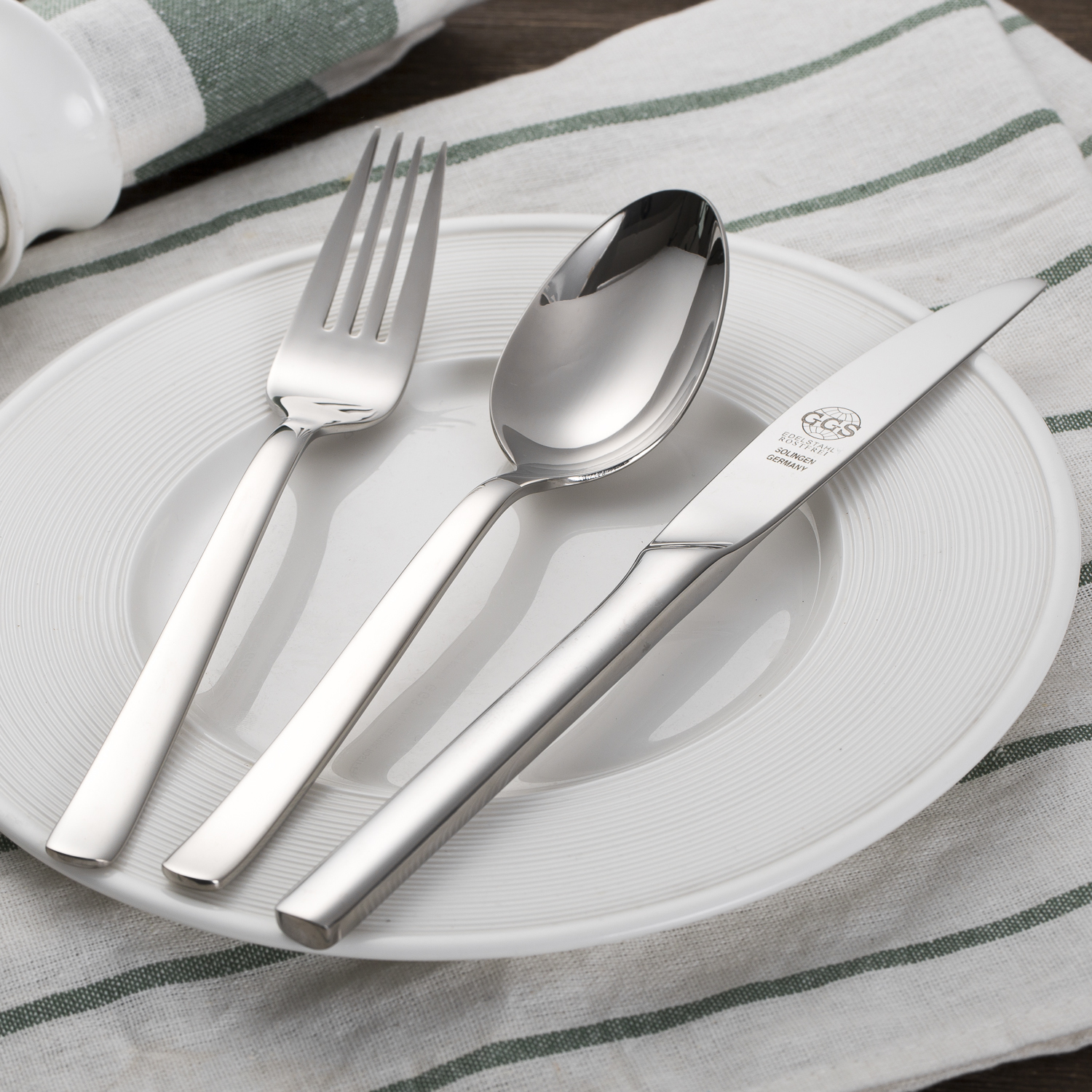 德国进口欧美不锈钢餐具-GGS不锈钢餐具套装Jennifer高端不锈钢简约基本款