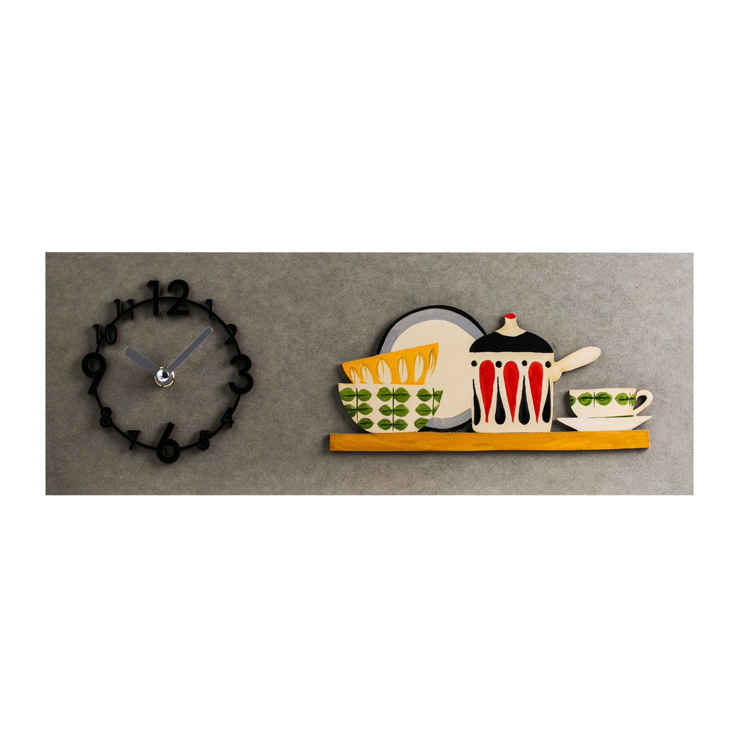 韩国进口品牌挂钟-Dawon Deco手绘3D现代厨房挂钟 - 品牌挂钟 韩国进口品牌挂钟-Dawon Deco手绘3D现代厨房挂钟 - 品牌挂钟