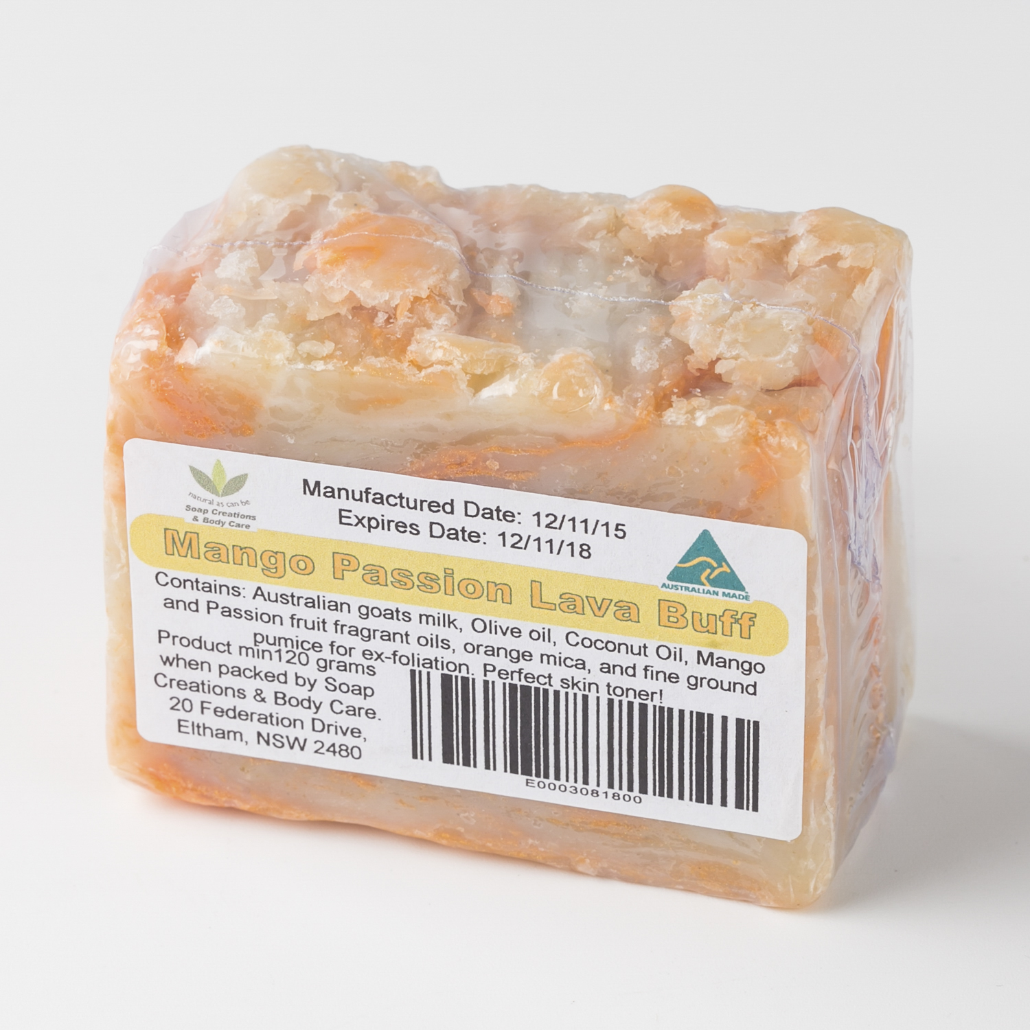 澳大利亚进口去角质洁肤皂-Soap Creations天然有机 去角质方形皂 - 去角质洁肤皂 澳大利亚进口去角质洁肤皂-Soap Creations天然有机 去角质方形皂 - 去角质洁肤皂