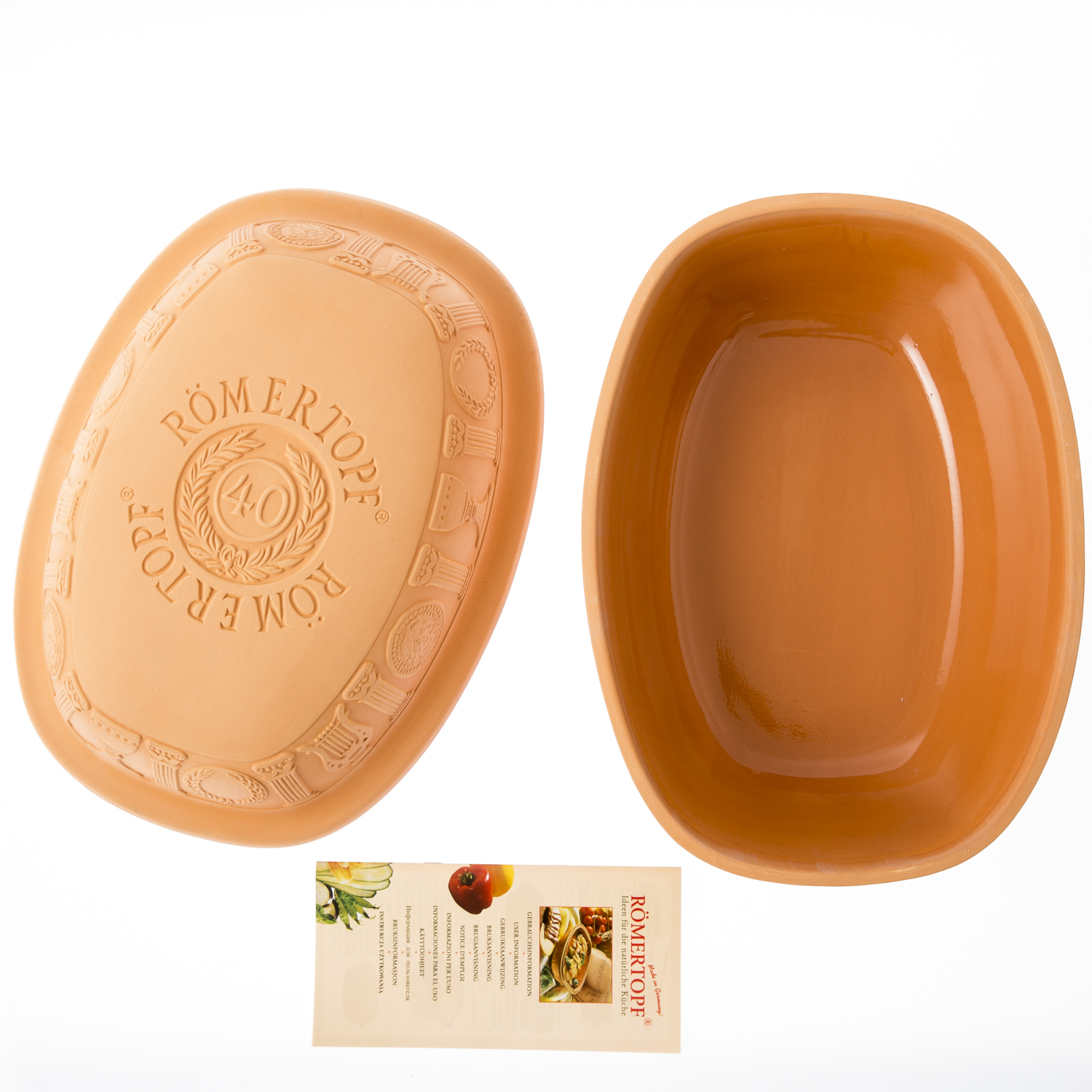 德国进口多用烤锅-Römertopf陶制烤锅(40周年纪念款)