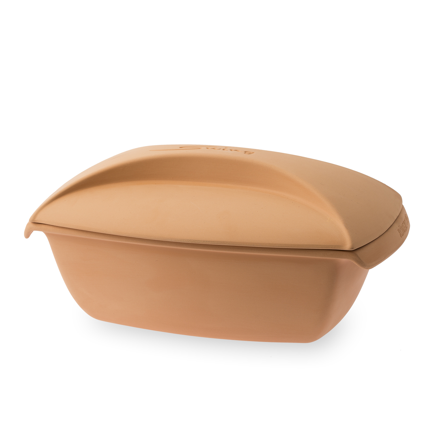 德国进口煎烤锅-Römertopf陶制烤锅(秋千造型锅盖) - 煎烤锅 德国进口煎烤锅-Römertopf陶制烤锅(秋千造型锅盖) - 煎烤锅