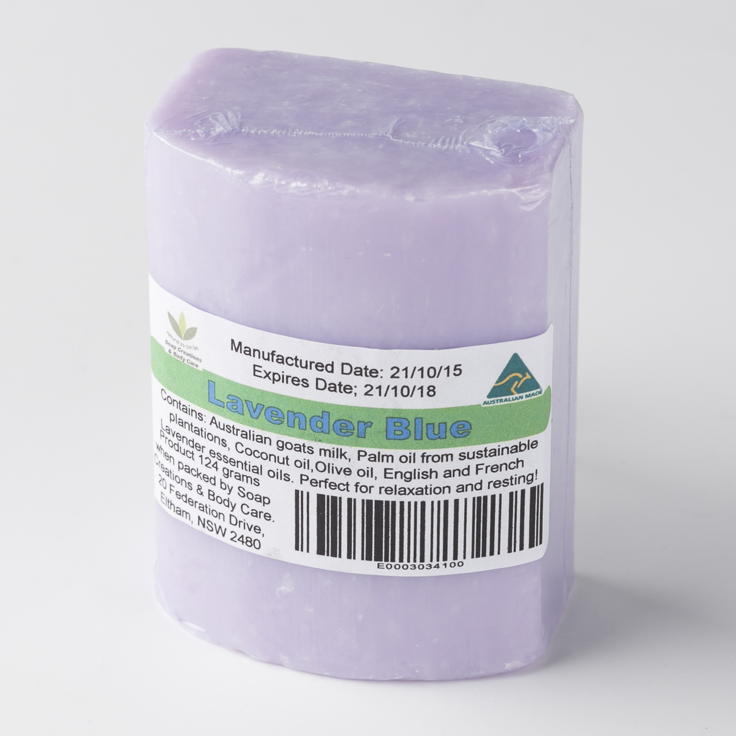 澳大利亚进口洗脸羊奶皂-Soap Creations天然有机 山羊奶皂 124g