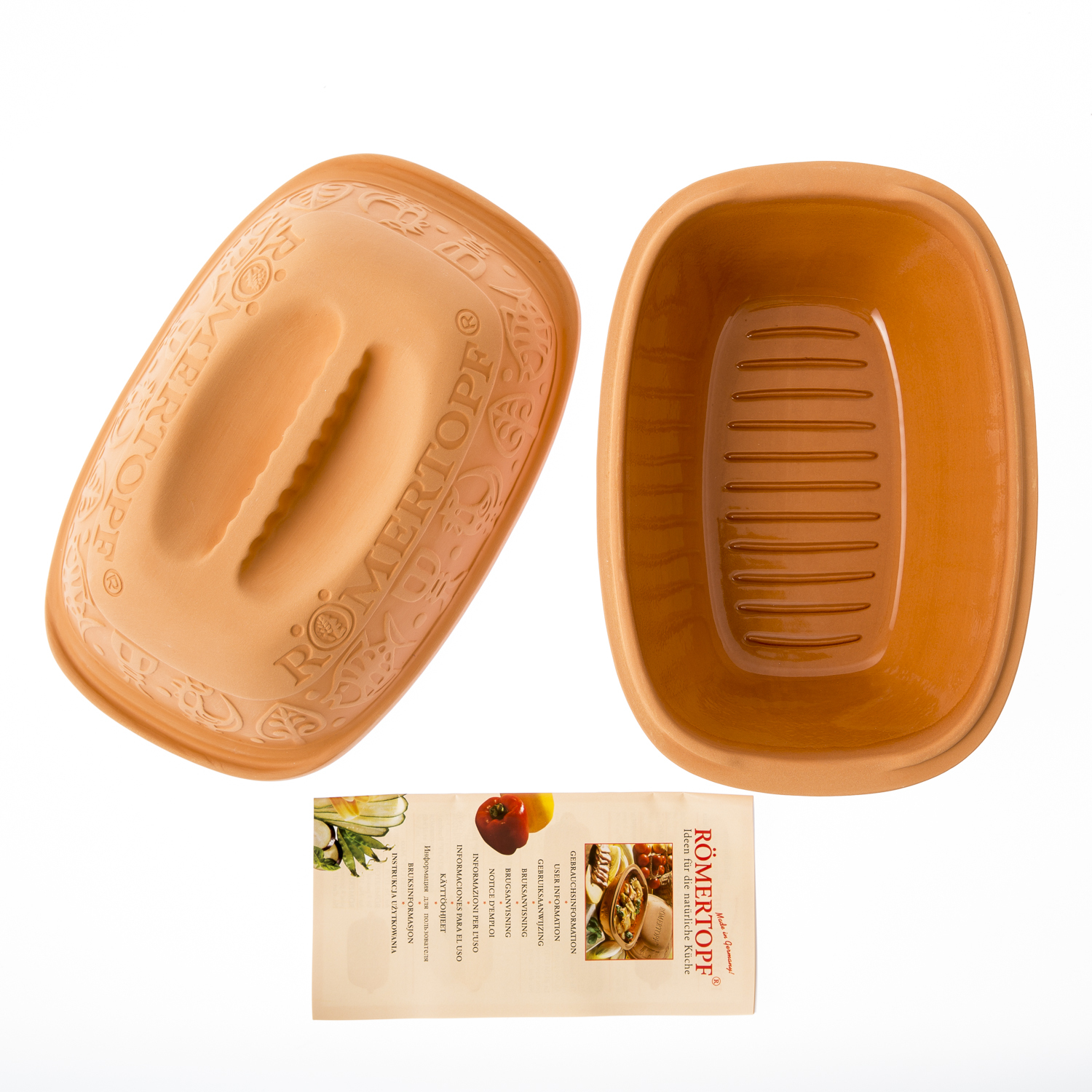 德国进口陶制烤锅-Römertopf陶制烤锅(经典造型)