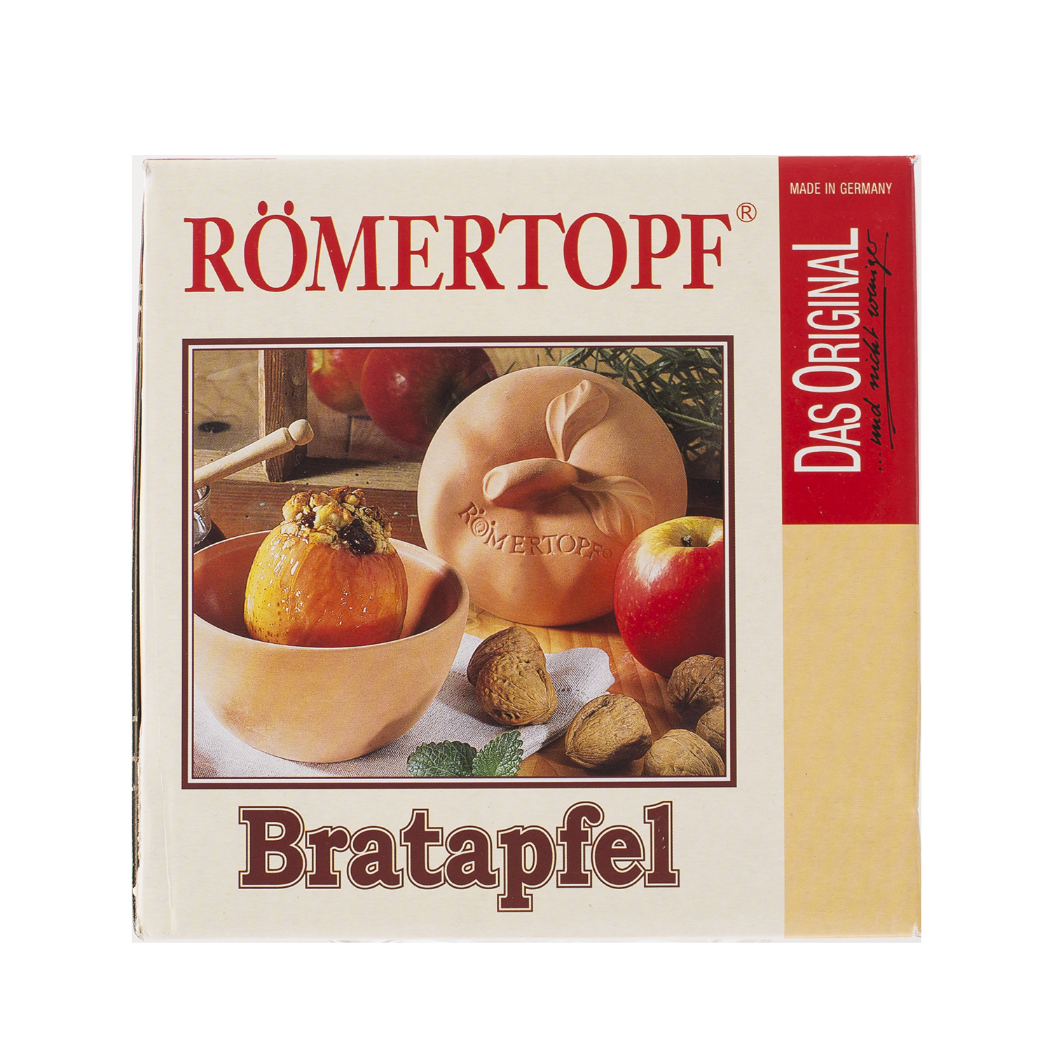 德国进口小烤锅-Römertopf陶制苹果小烤锅(特制的烤苹果器具)