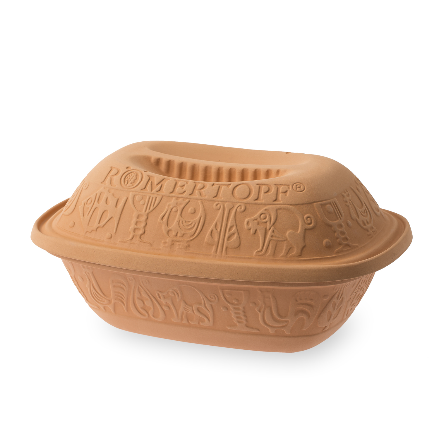 德国进口陶制电烤锅-Römertopf陶制烤锅(古典造型) - 陶制电烤锅 德国进口陶制电烤锅-Römertopf陶制烤锅(古典造型) - 陶制电烤锅