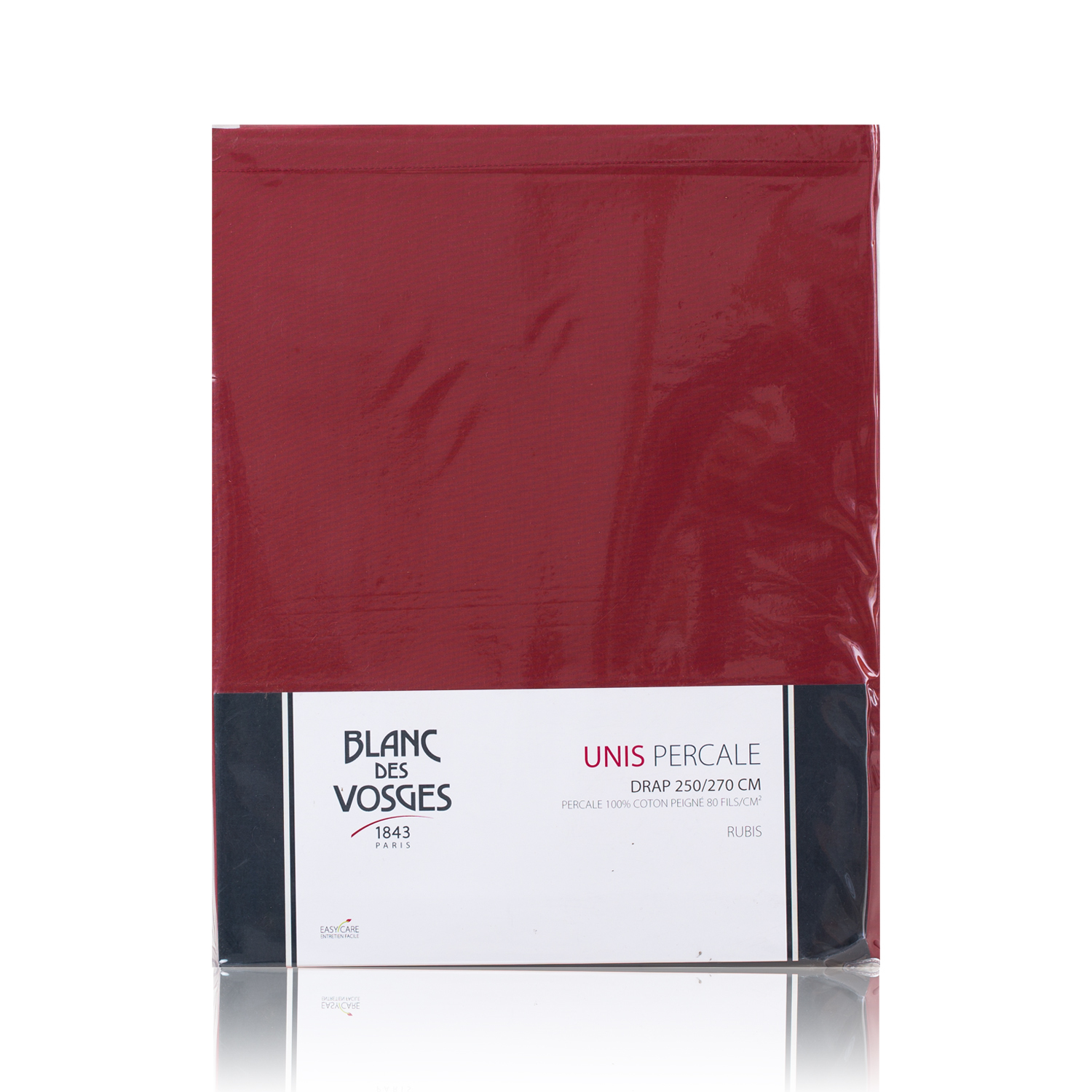 法国进口纯色床单-原装进口原装-Blanc des Vosges高级密织100%纯棉日落系列床单