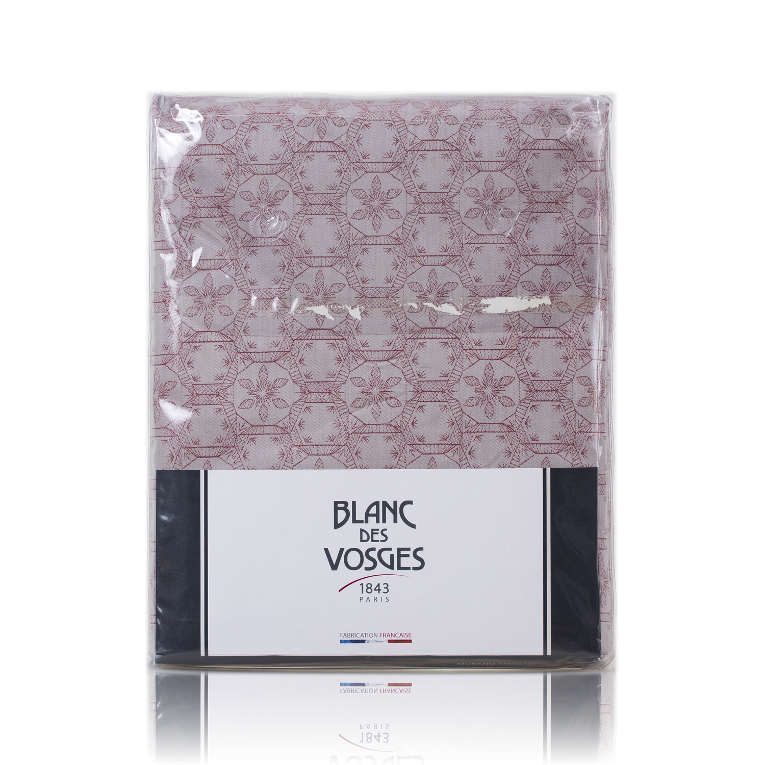 法国进口夏季床单-原装进口床单-Blanc des Vosges贡缎提花慕拉诺系列床单