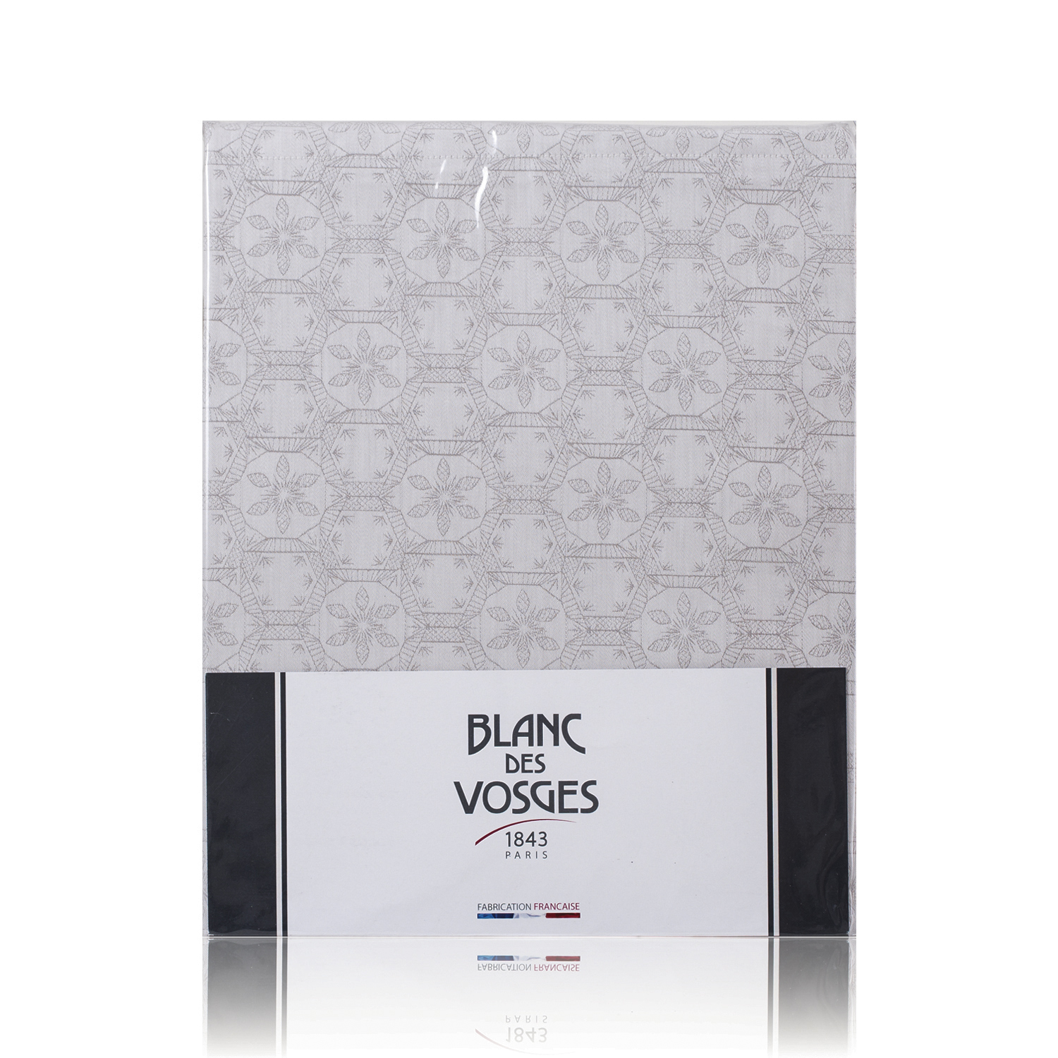 法国进口双人长枕套-进口枕套-Blanc des Vosges贡缎提花慕拉诺系列枕套