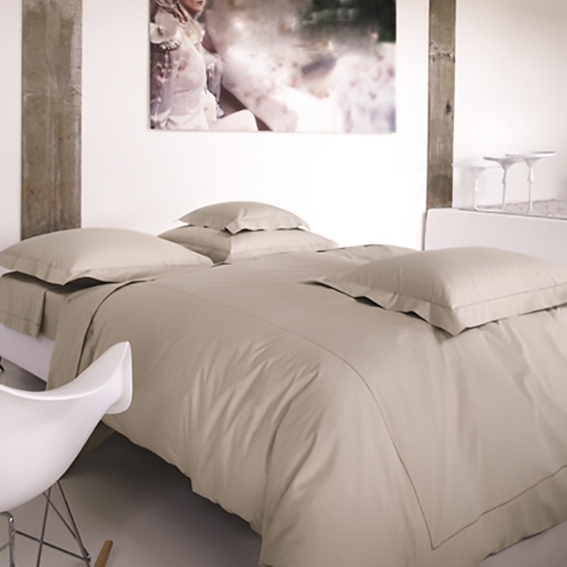 法国进口全棉四件套-进口全棉四件套-Blanc des Vosges侯爵夫人四件套(礼盒装)亚麻色 - 全棉四件套 法国进口全棉四件套-进口全棉四件套-Blanc des Vosges侯爵夫人四件套(礼盒装)亚麻色 - 全棉四件套