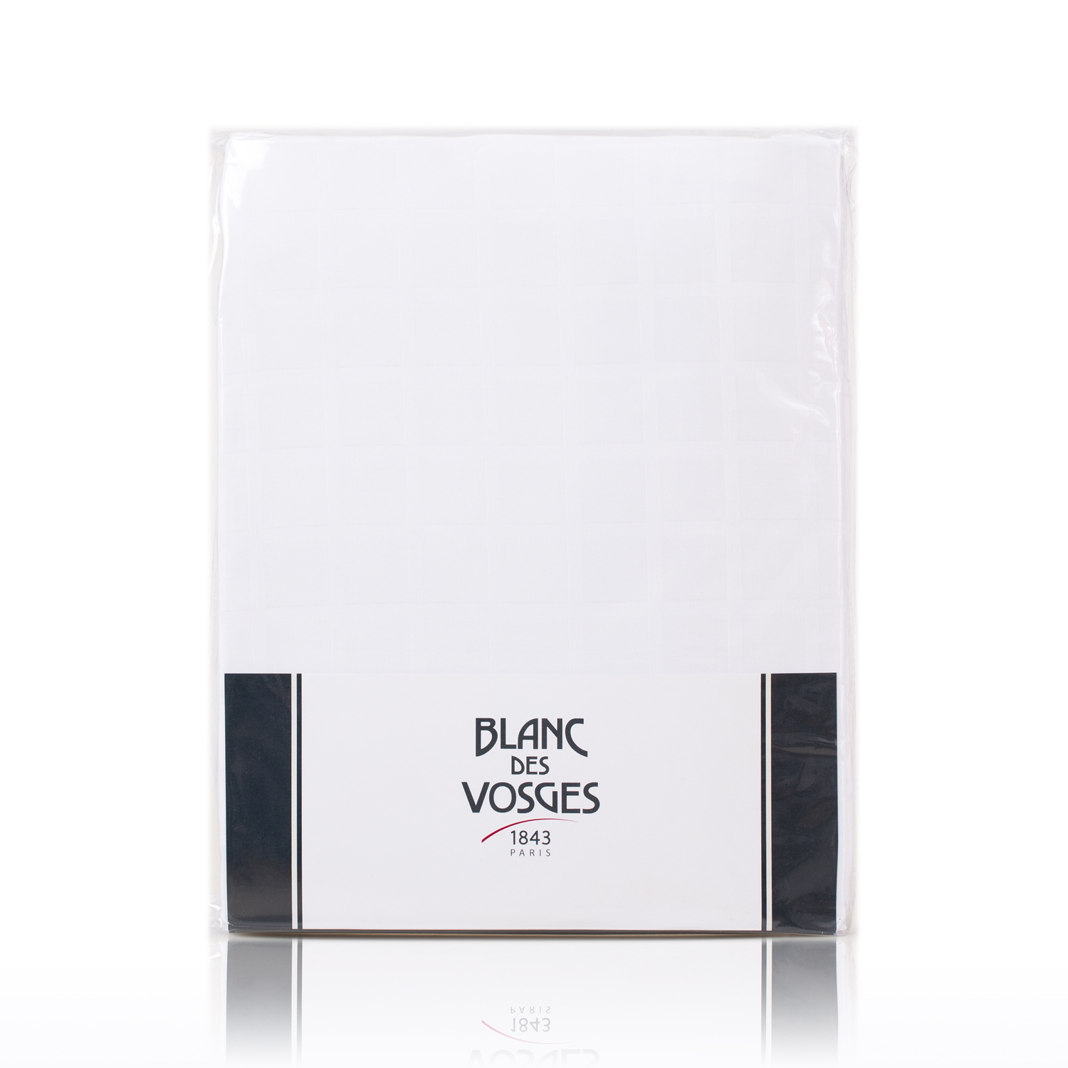 法国进口白色被套-进口白色被套-Blanc des Vosges贡缎提花白色宫殿被套