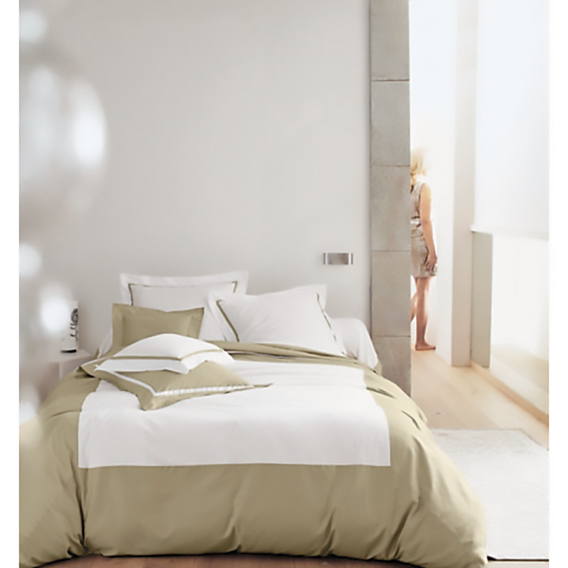 法国进口双人床单-原装进口Blanc des Vosges床单-100%缎纹棉安布瓦斯系列床单 - 双人床单