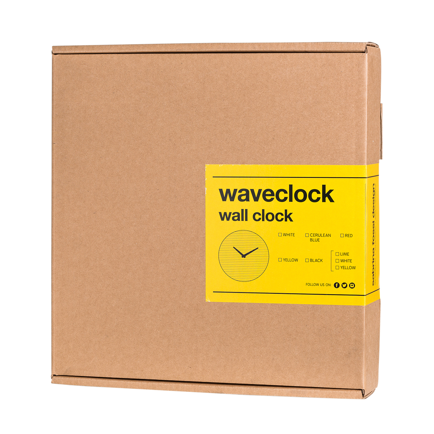 意大利进口壁式挂钟-Sabrina Fossi扇形小窗挂钟