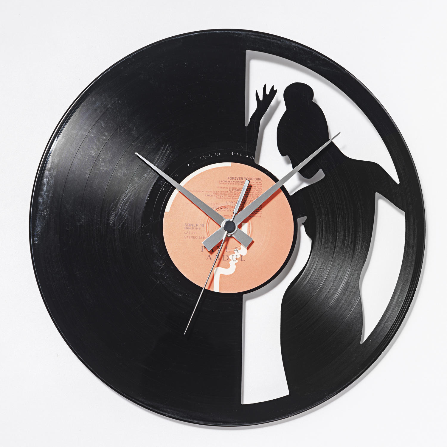 意大利进口无框画挂钟-DISCOCLOCK优雅女士碟盘挂钟 意大利进口无框画挂钟-DISCOCLOCK优雅女士碟盘挂钟