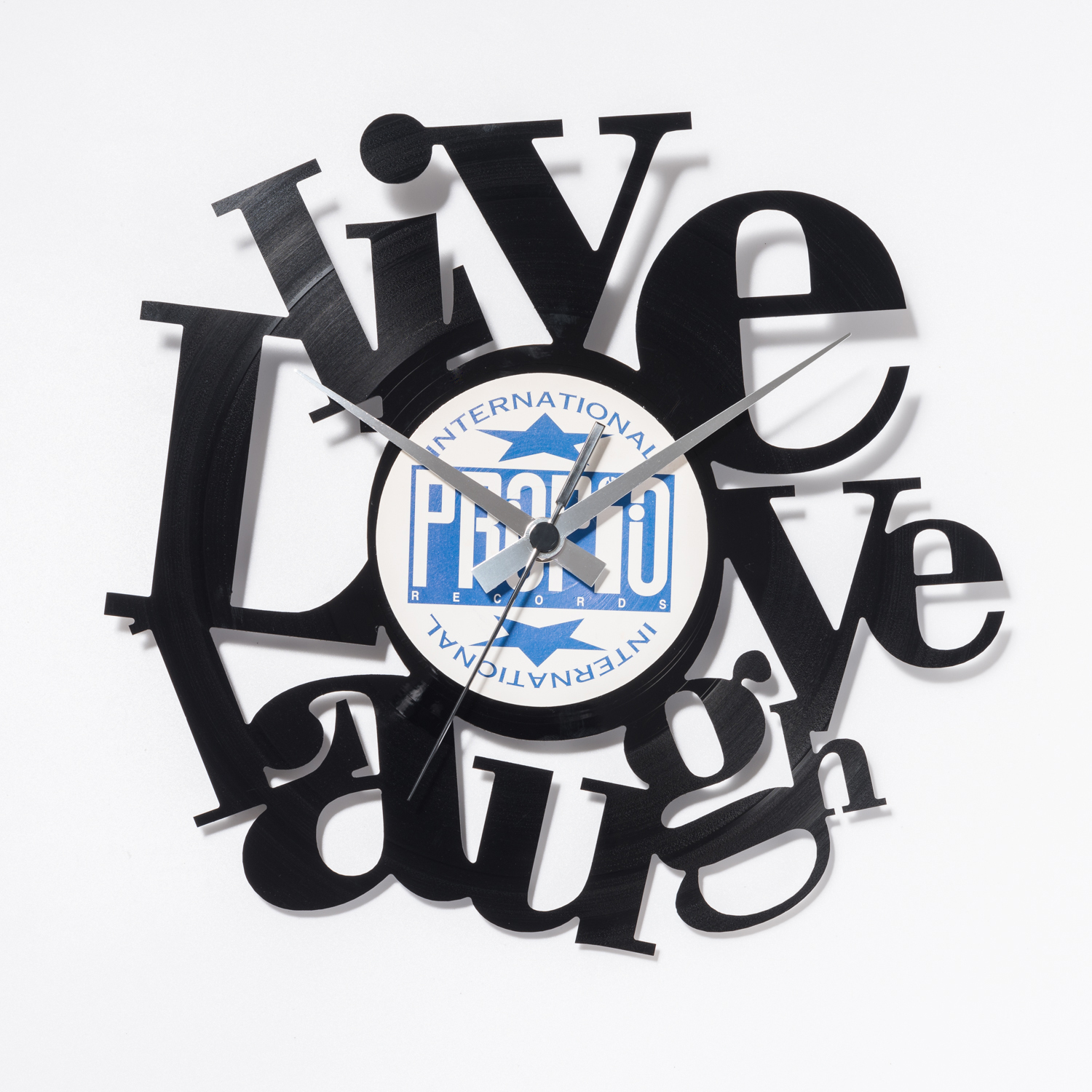 意大利进口客厅落地钟-DISCOCLOCK3L创意碟盘挂钟