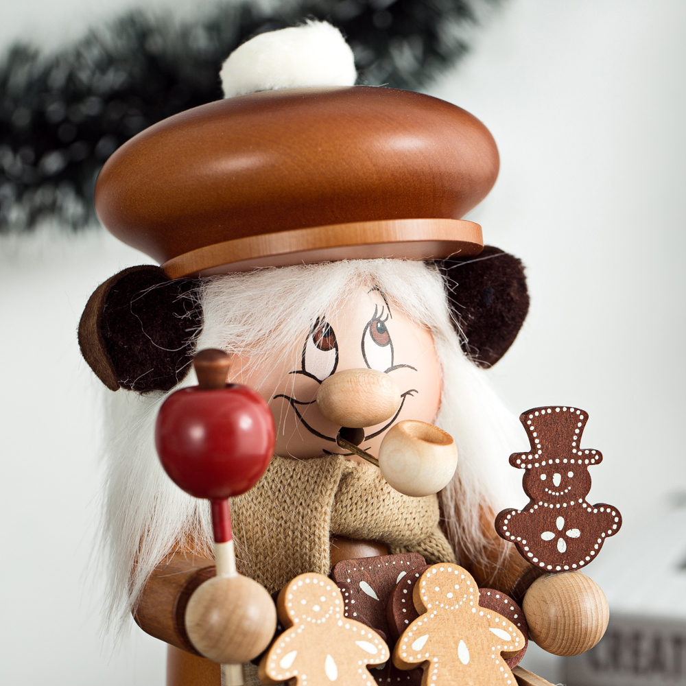 德国进口香薰饰品-Christian Ulbricht“卖蜂蜜饼的精灵”香薰木偶