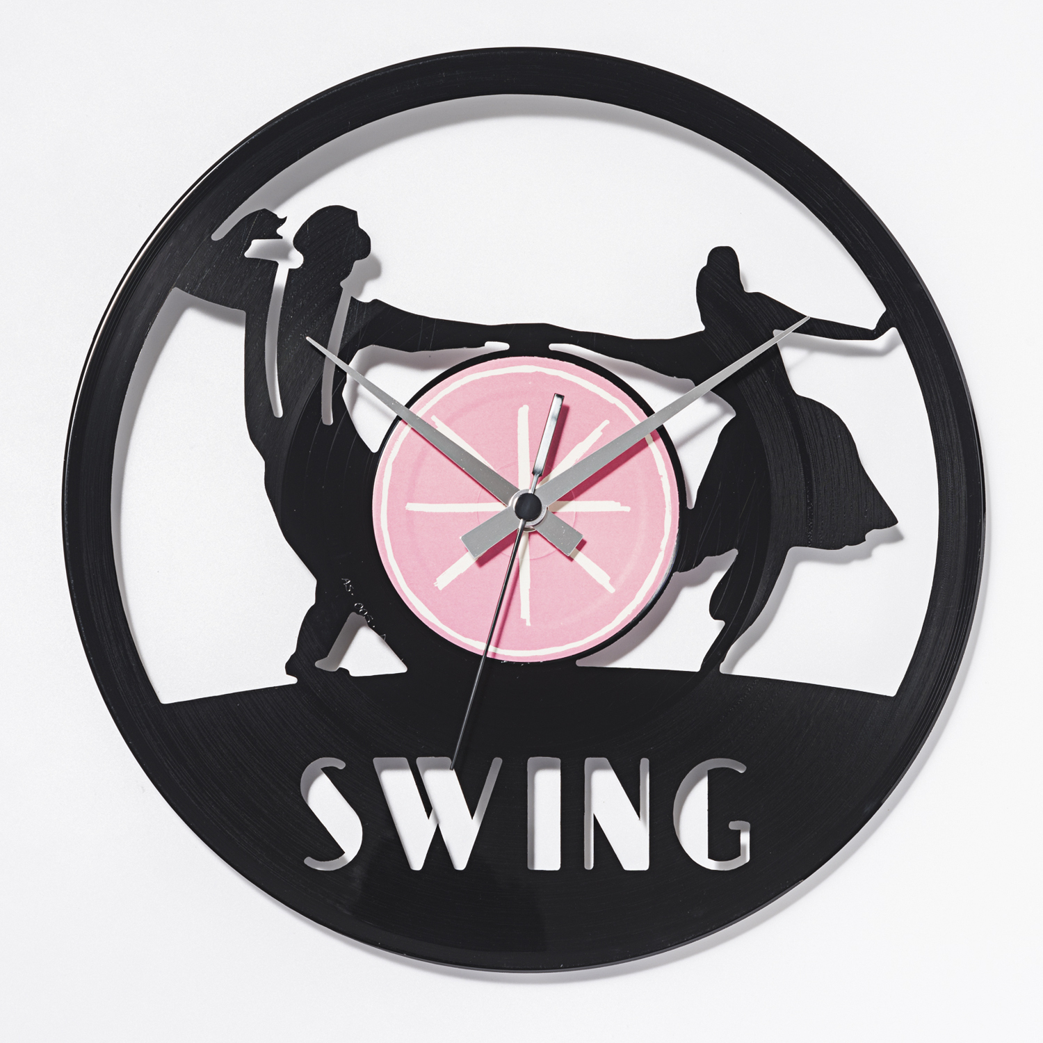 意大利进口欧式复古挂钟-DISCOCLOCK爱之舞动碟盘挂钟 意大利进口欧式复古挂钟-DISCOCLOCK爱之舞动碟盘挂钟