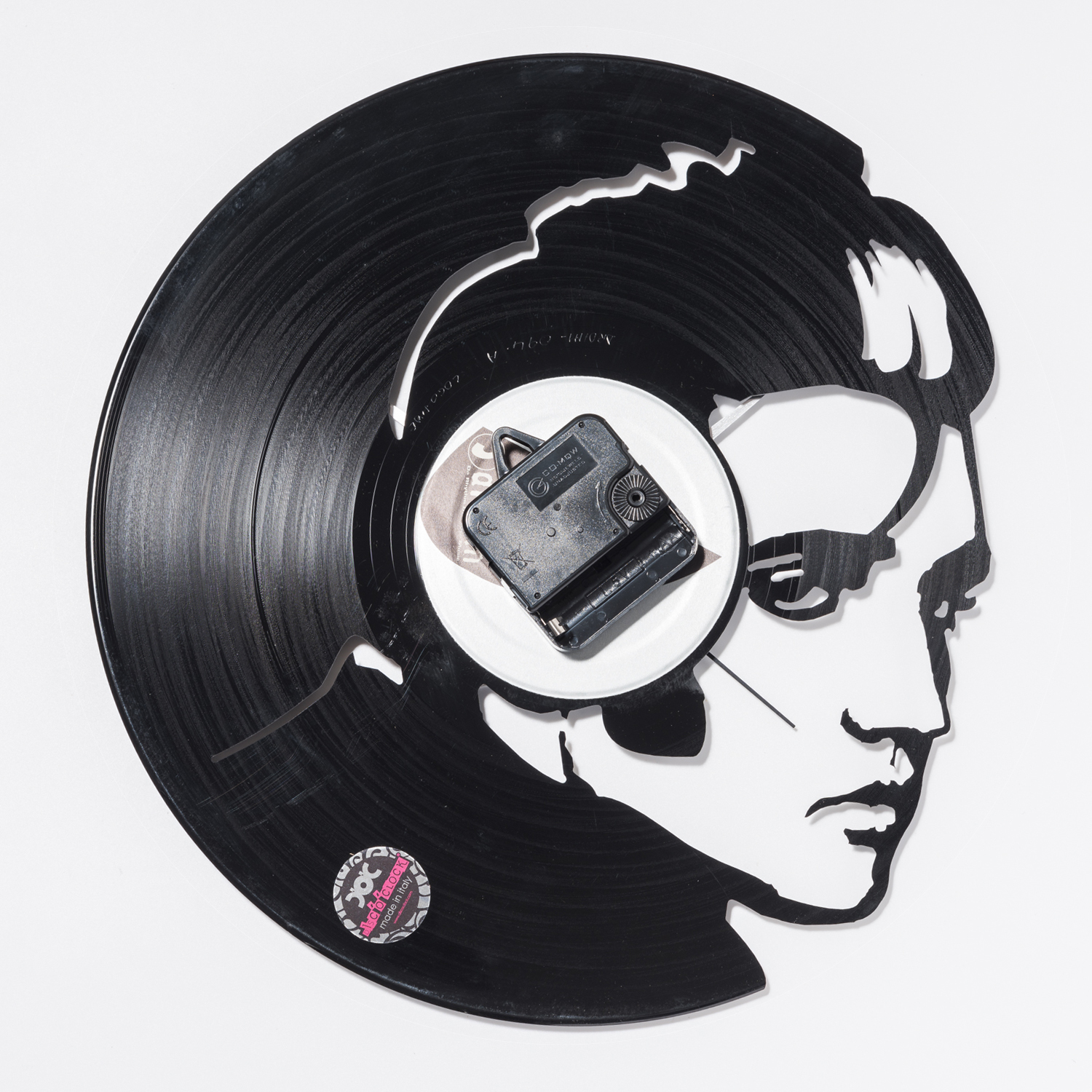 意大利进口欧式双面挂钟-DISCOCLOCKMr. King碟盘挂钟