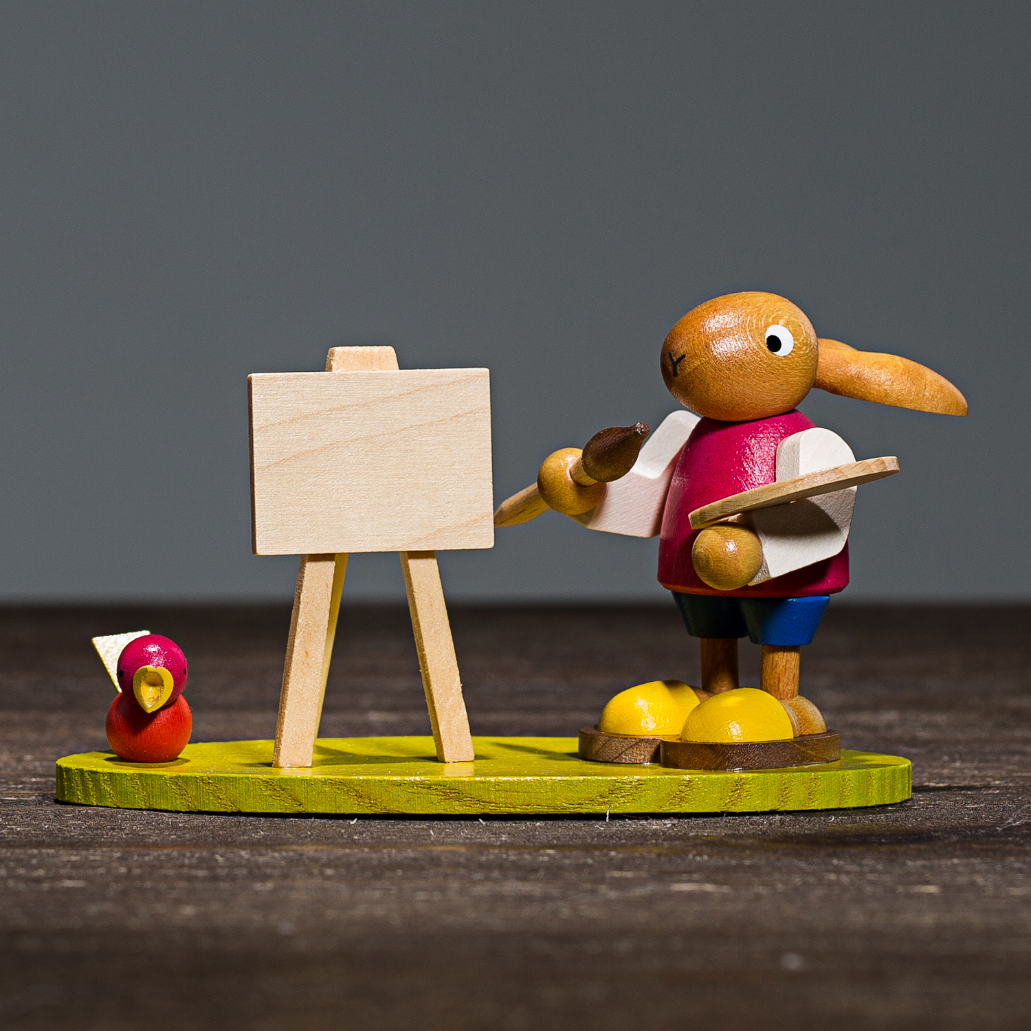 德国进口手工小饰品-Christian Ulbricht“作画中的精灵兔”精灵兔系列 - 手工小饰品 德国进口手工小饰品-Christian Ulbricht“作画中的精灵兔”精灵兔系列 - 手工小饰品