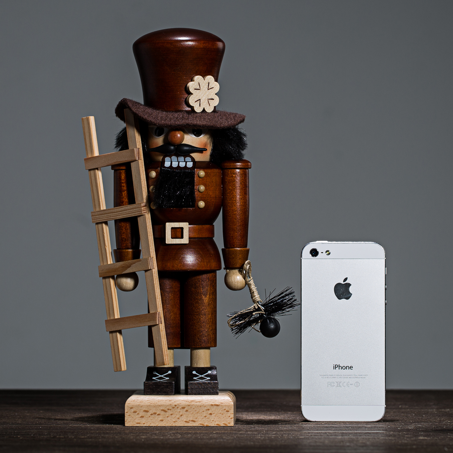 德国进口木偶胡桃夹子-Christian Ulbricht“扫烟囱的人”胡桃夹子