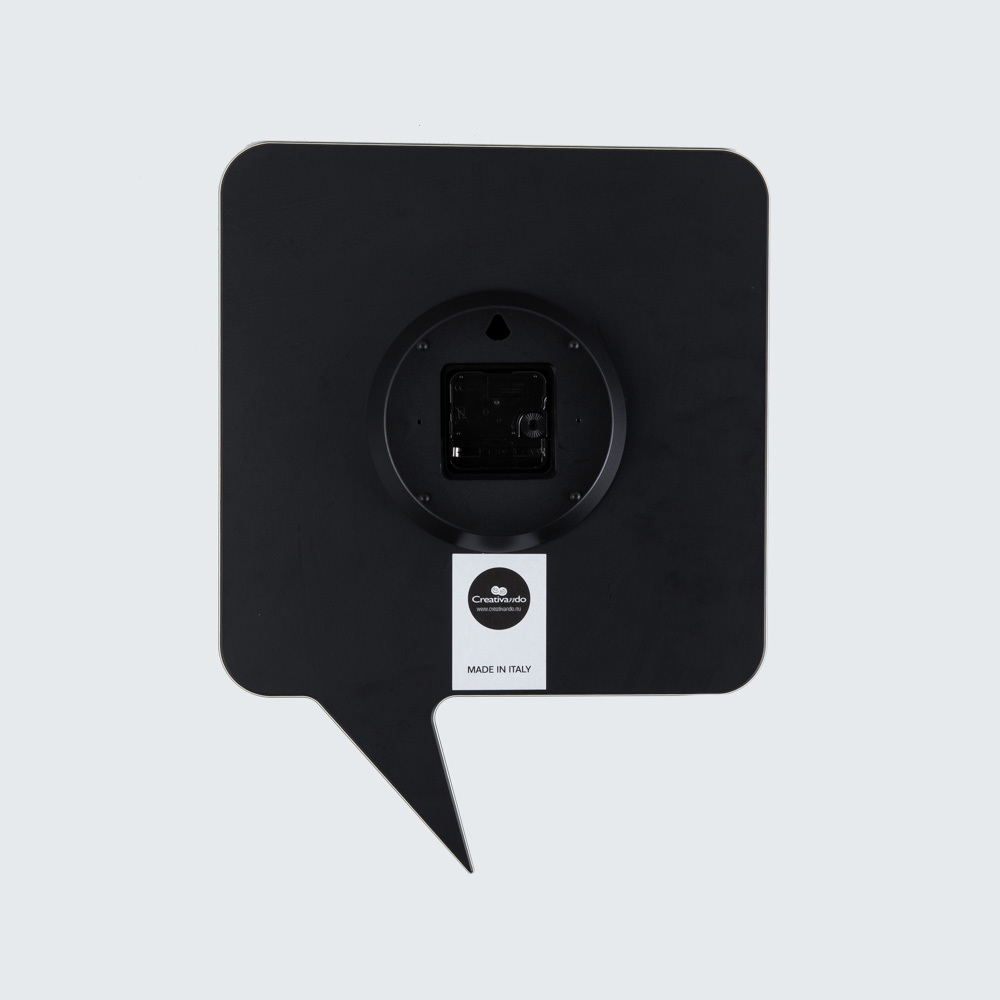 意大利进口创意客厅挂钟-CREATIVANDO经典逗号挂钟 小号