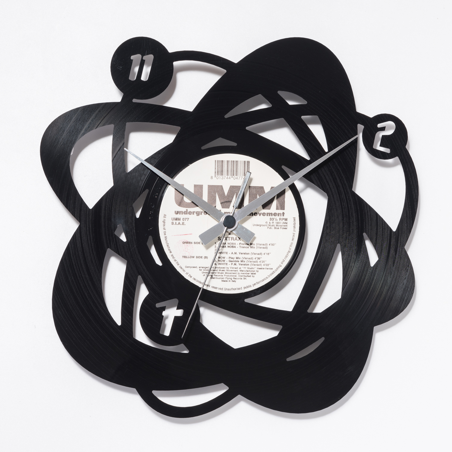 意大利进口客厅挂表-DISCOCLOCK原子球塔碟盘挂钟 意大利进口客厅挂表-DISCOCLOCK原子球塔碟盘挂钟