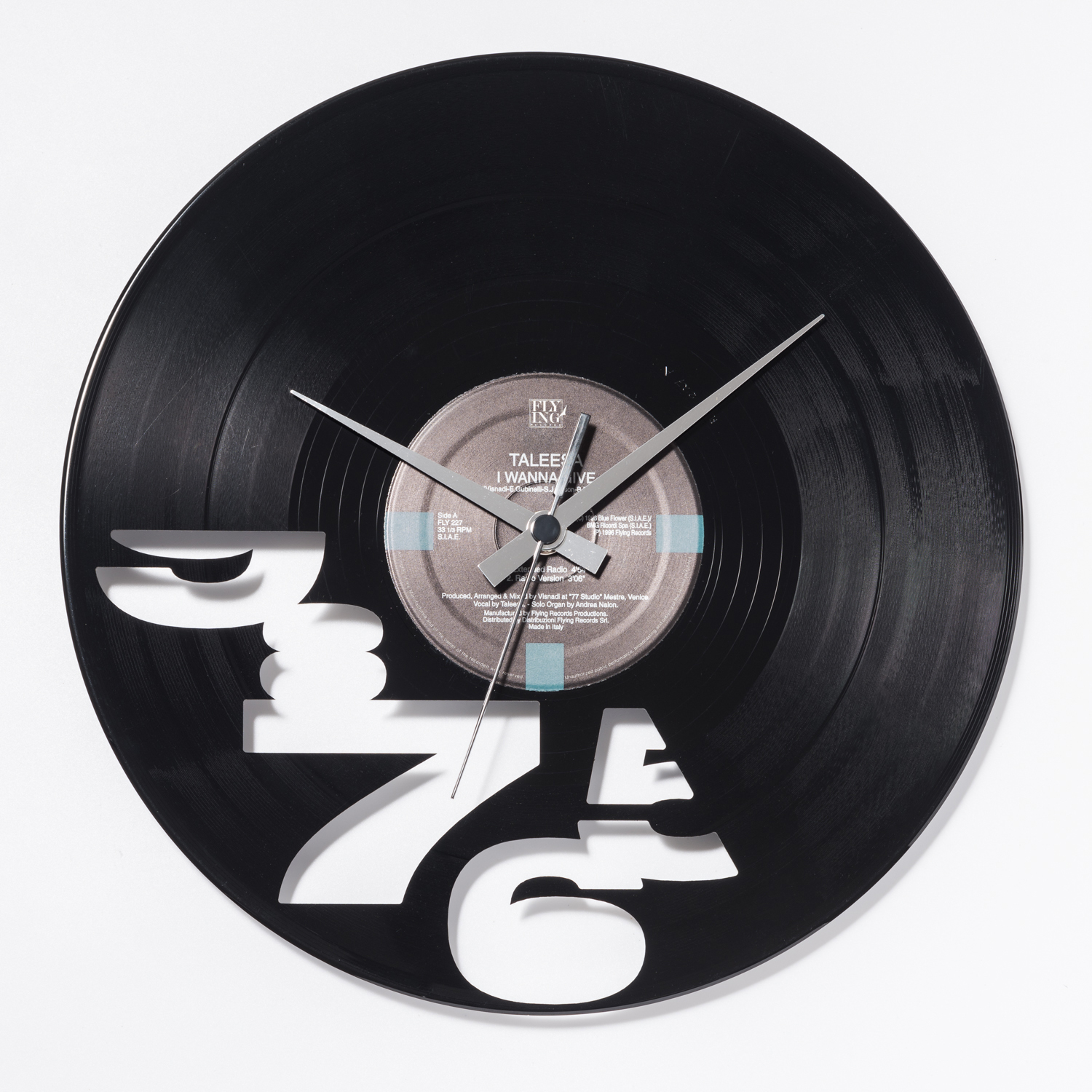 意大利进口复古挂钟-DISCOCLOCK朝九晚五碟盘挂钟 意大利进口复古挂钟-DISCOCLOCK朝九晚五碟盘挂钟