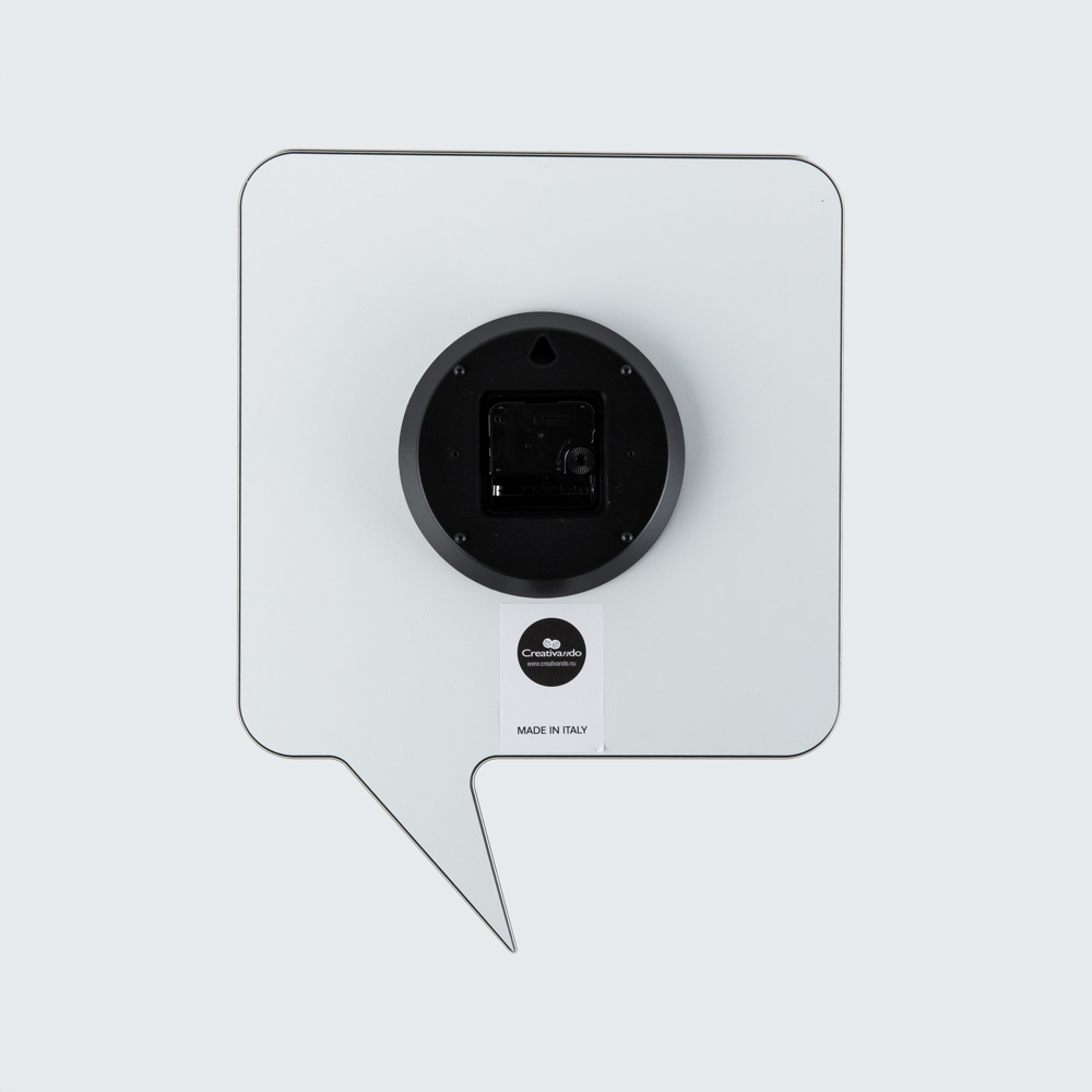 意大利进口客厅艺术挂钟-CREATIVANDO经典逗号挂钟小号