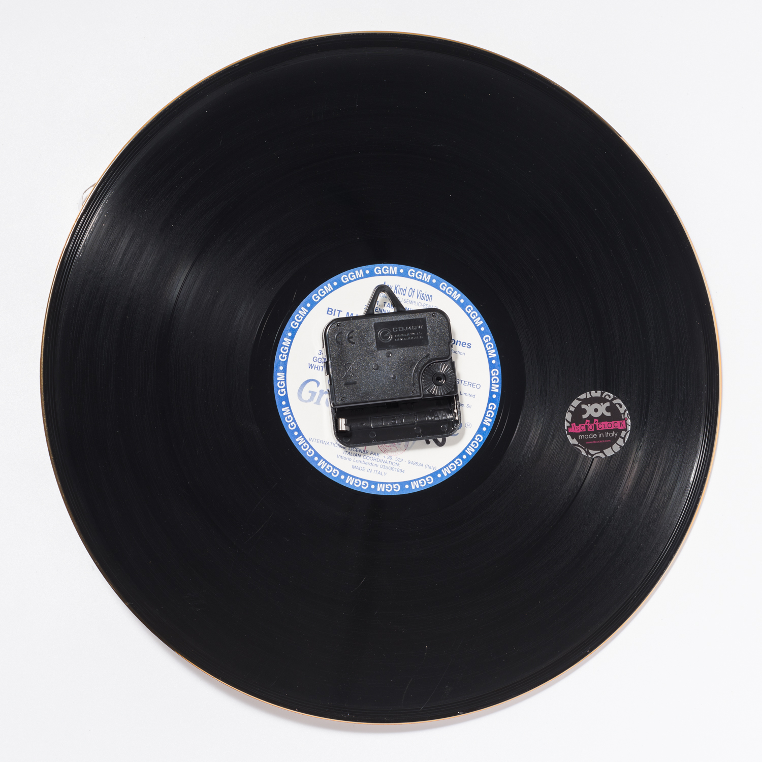 意大利进口家里挂钟-DISCOCLOCK夕阳之美碟盘挂钟