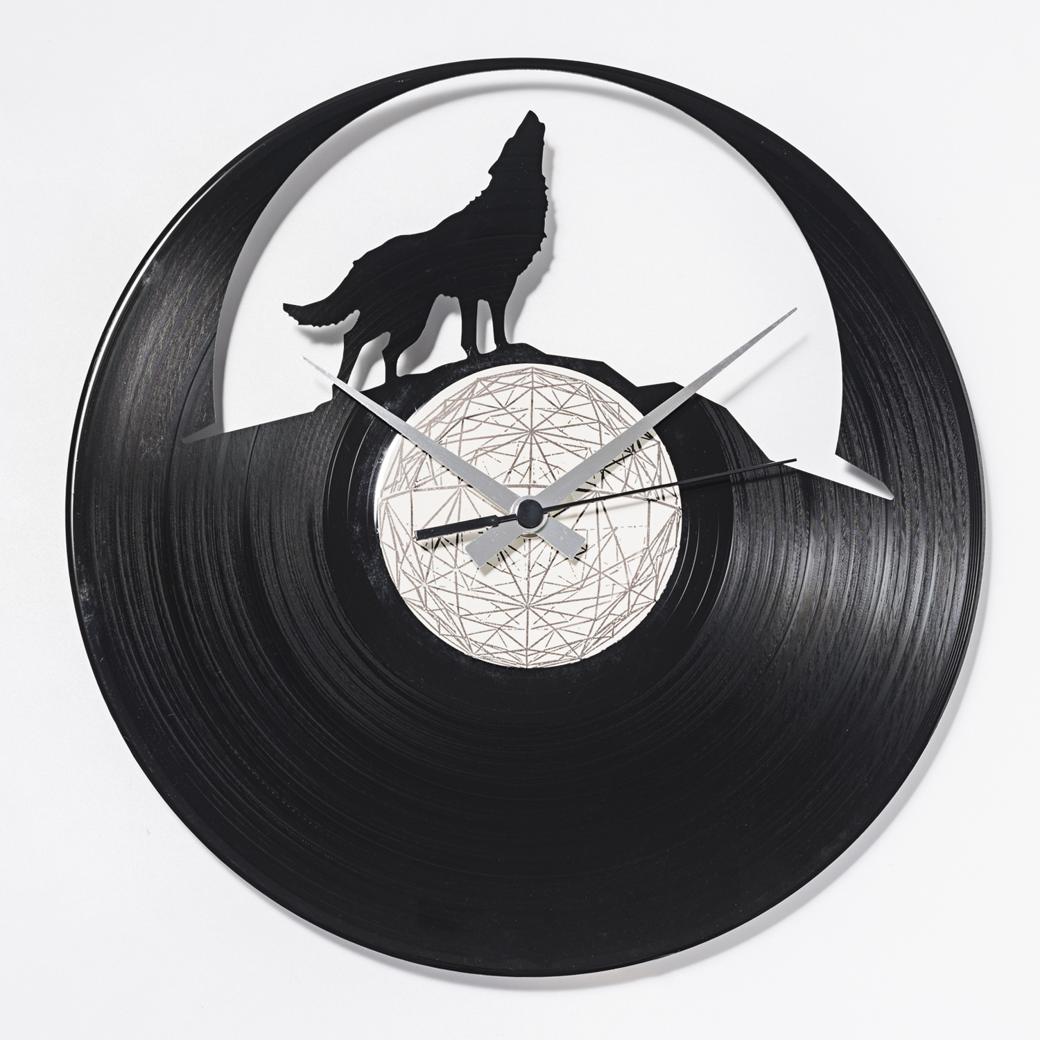 意大利进口圆形挂钟-DISCOCLOCK饿狼传说碟盘挂钟