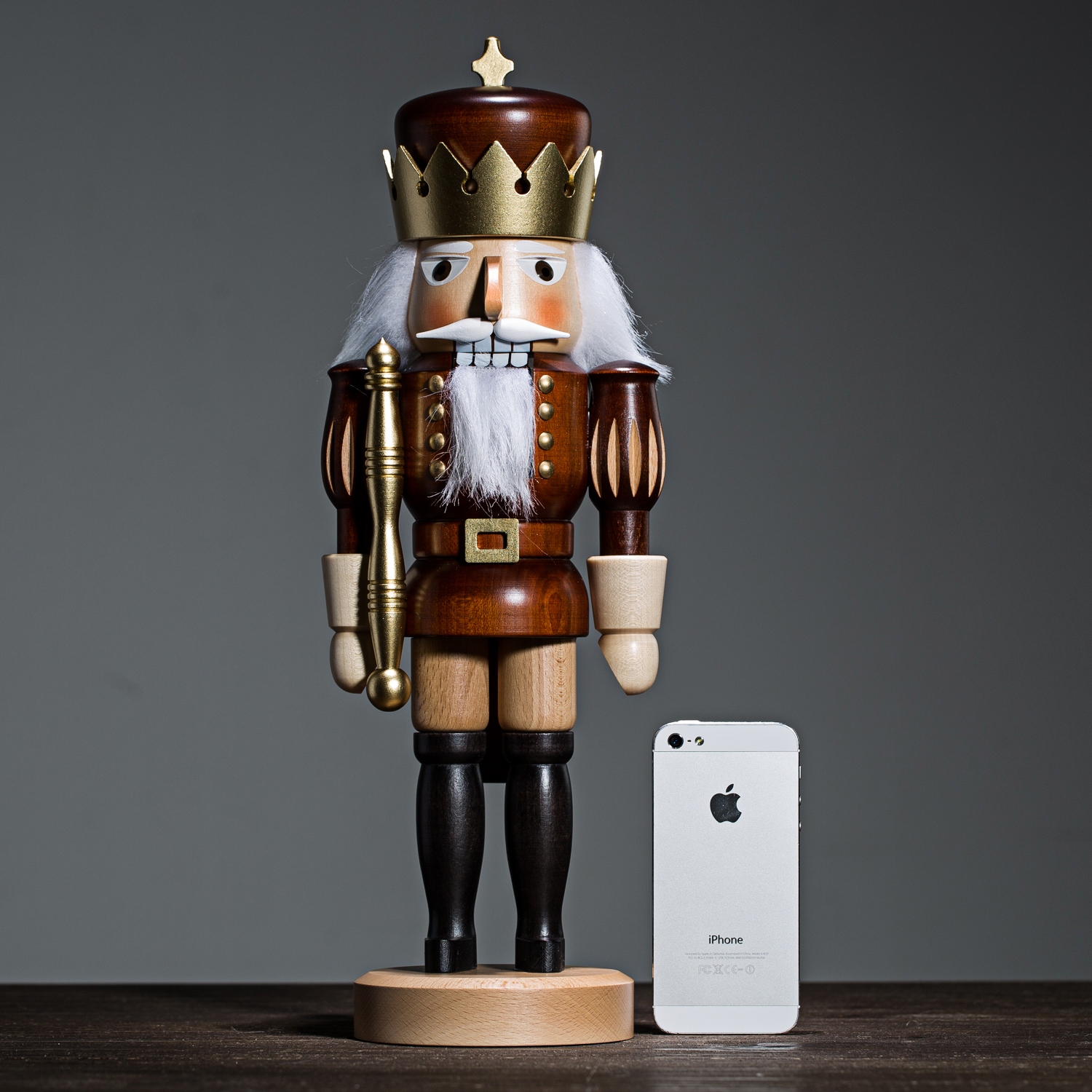 德国进口胡桃夹子木偶-Christian Ulbricht“国王”胡桃夹子