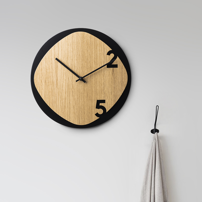 意大利进口办公室挂钟-Sabrina Fossi木制创意挂钟