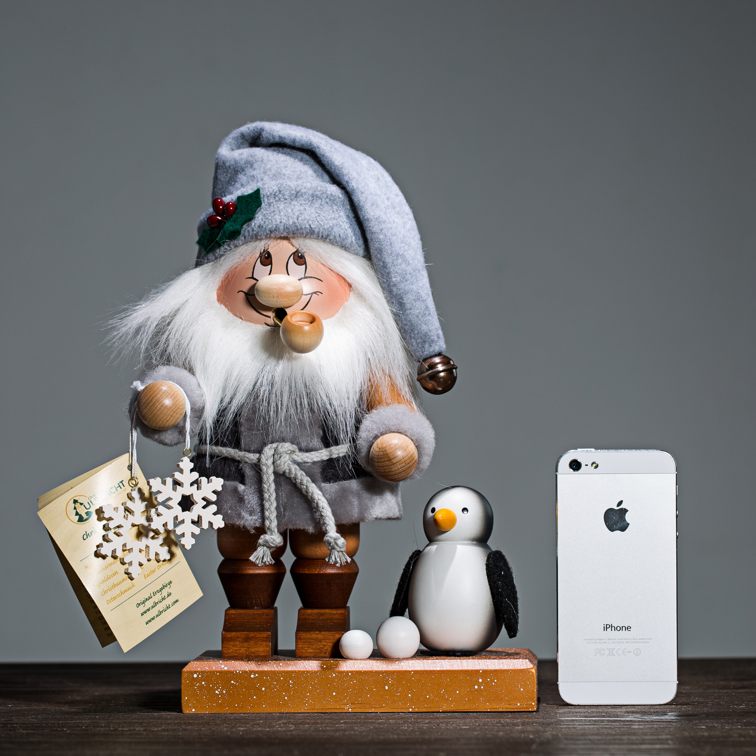 德国进口香薰摆设-Christian Ulbricht“北极的圣诞老人”香薰木偶