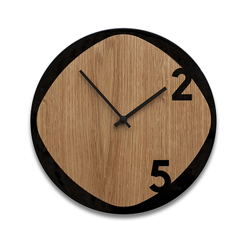 意大利进口办公室挂钟-Sabrina Fossi木制创意挂钟