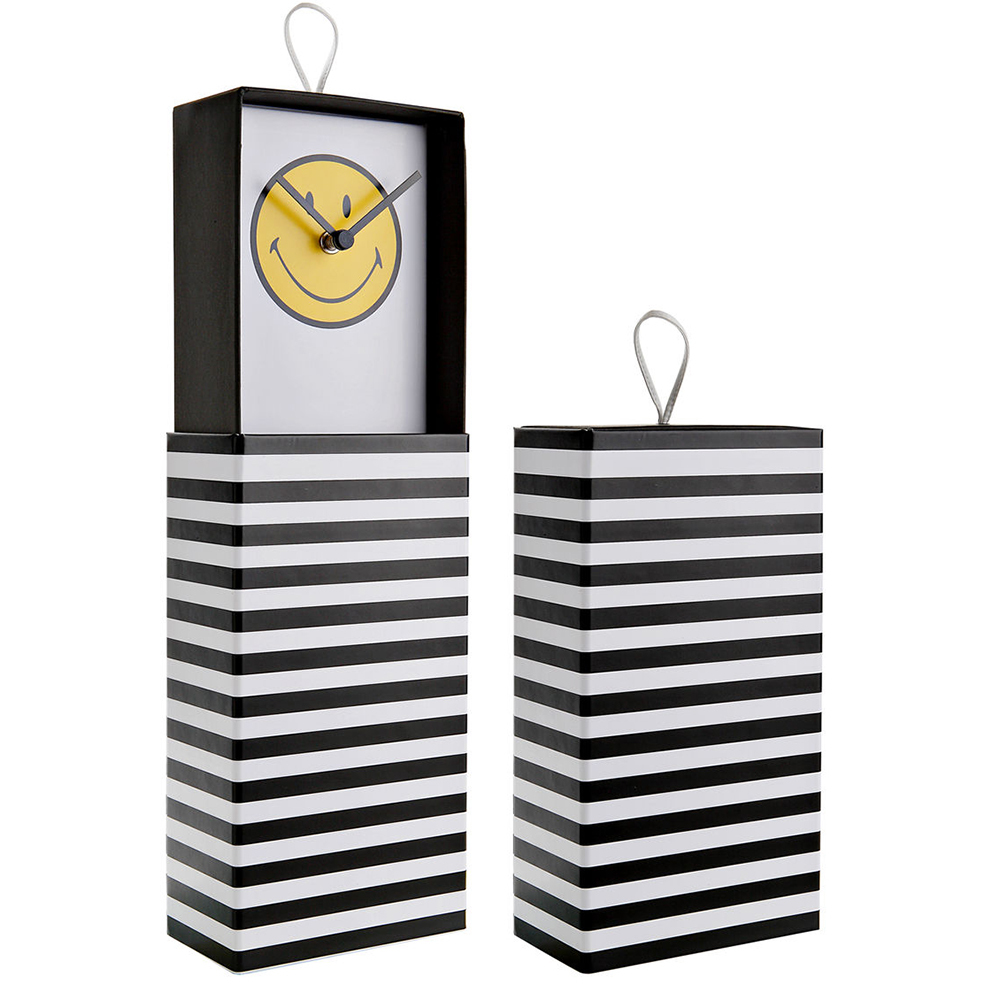 意大利进口艺术钟表-CREATIVANDO藏在盒子里的钟表 条纹 意大利进口艺术钟表-CREATIVANDO藏在盒子里的钟表 条纹