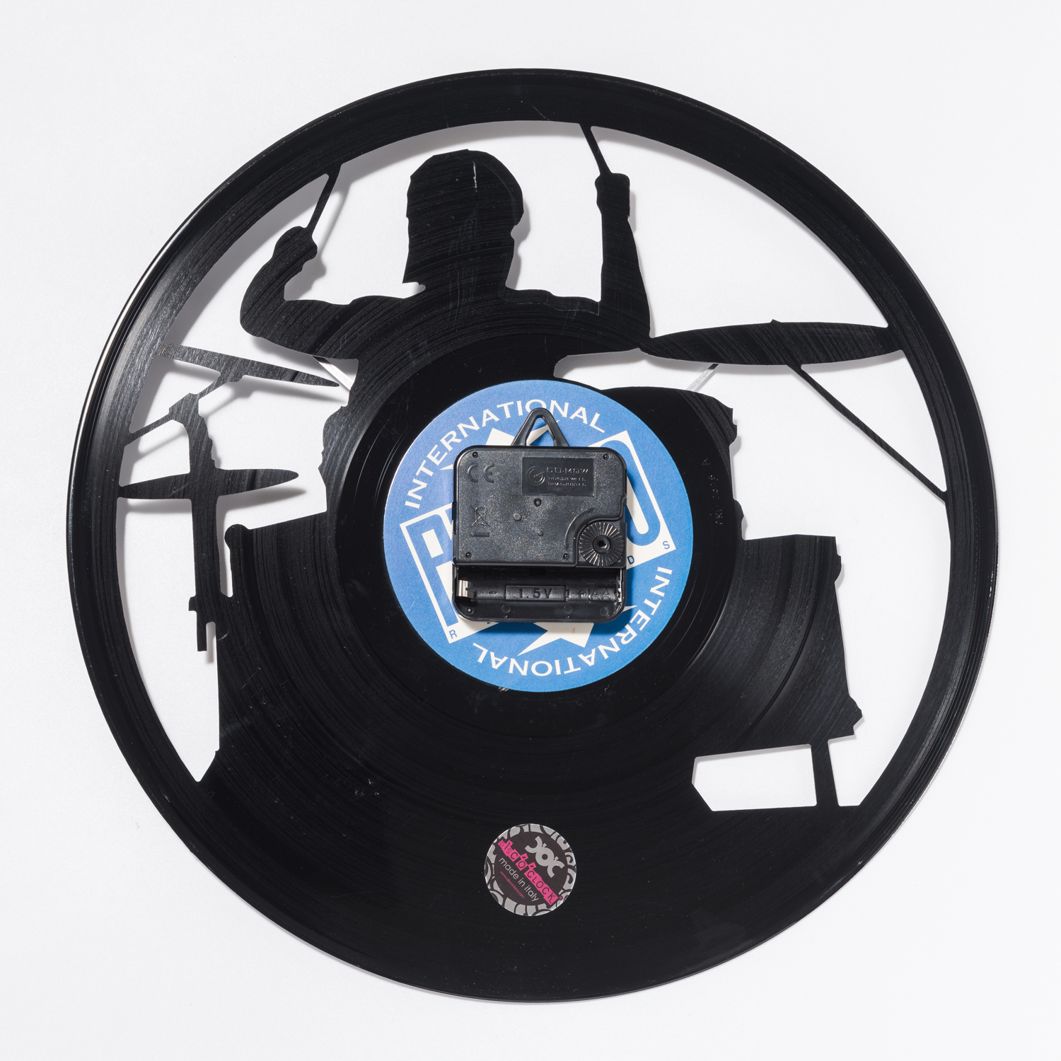 意大利进口挂钟-DISCOCLOCK鼓动人生碟盘挂钟