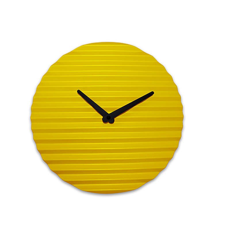 意大利进口工艺品挂钟-Sabrina Fossi陶瓷波纹装饰挂钟