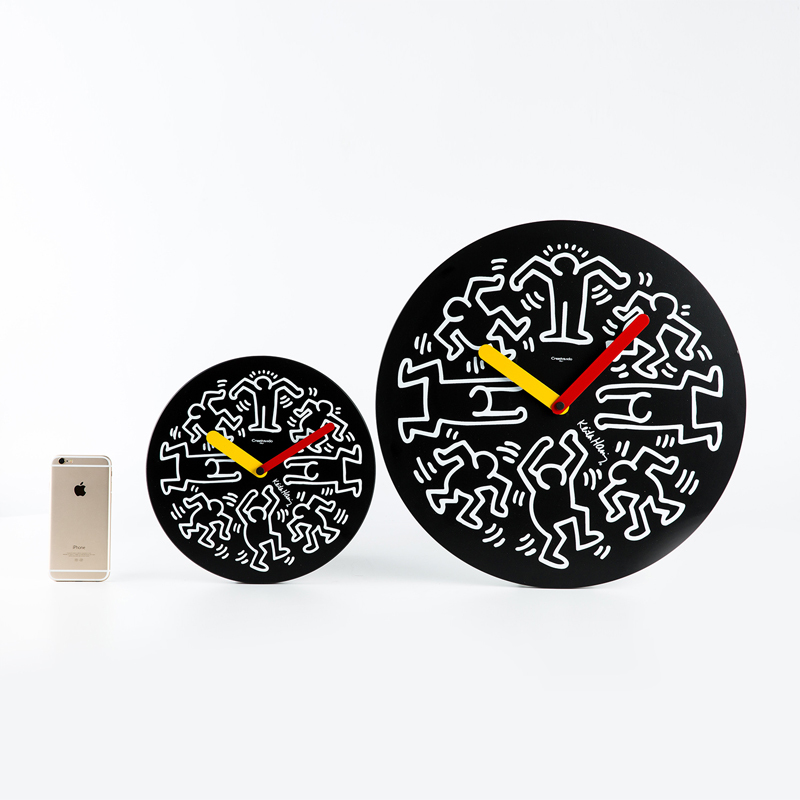 意大利进口创意挂钟品牌-CREATIVANDO经典创意挂钟 跳舞的人 大号