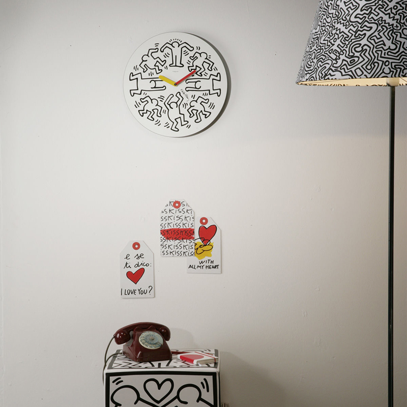 意大利进口时尚创意挂钟-CREATIVANDO经典创意挂钟 跳舞的人小号