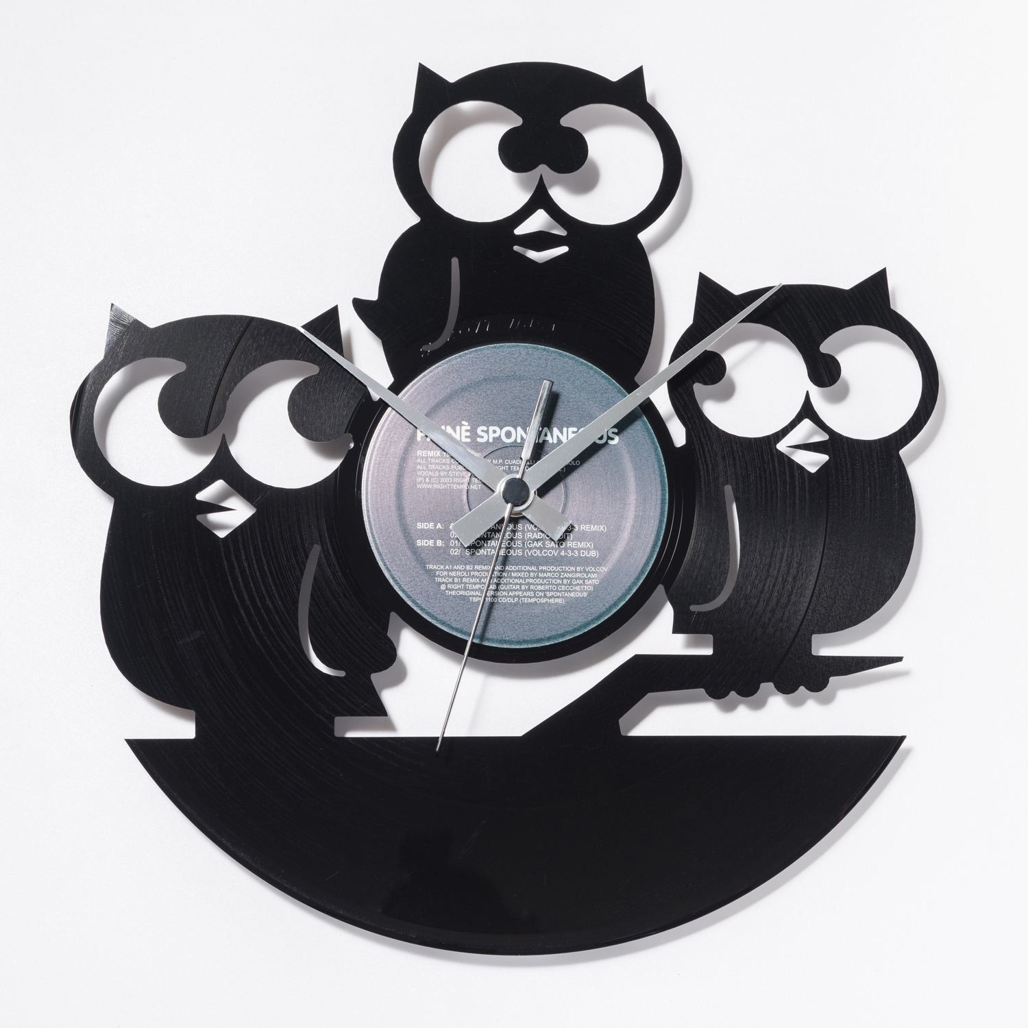 意大利进口欧式客厅挂钟-DISCOCLOCK科摩苏尔麝猫碟盘挂钟 意大利进口欧式客厅挂钟-DISCOCLOCK科摩苏尔麝猫碟盘挂钟