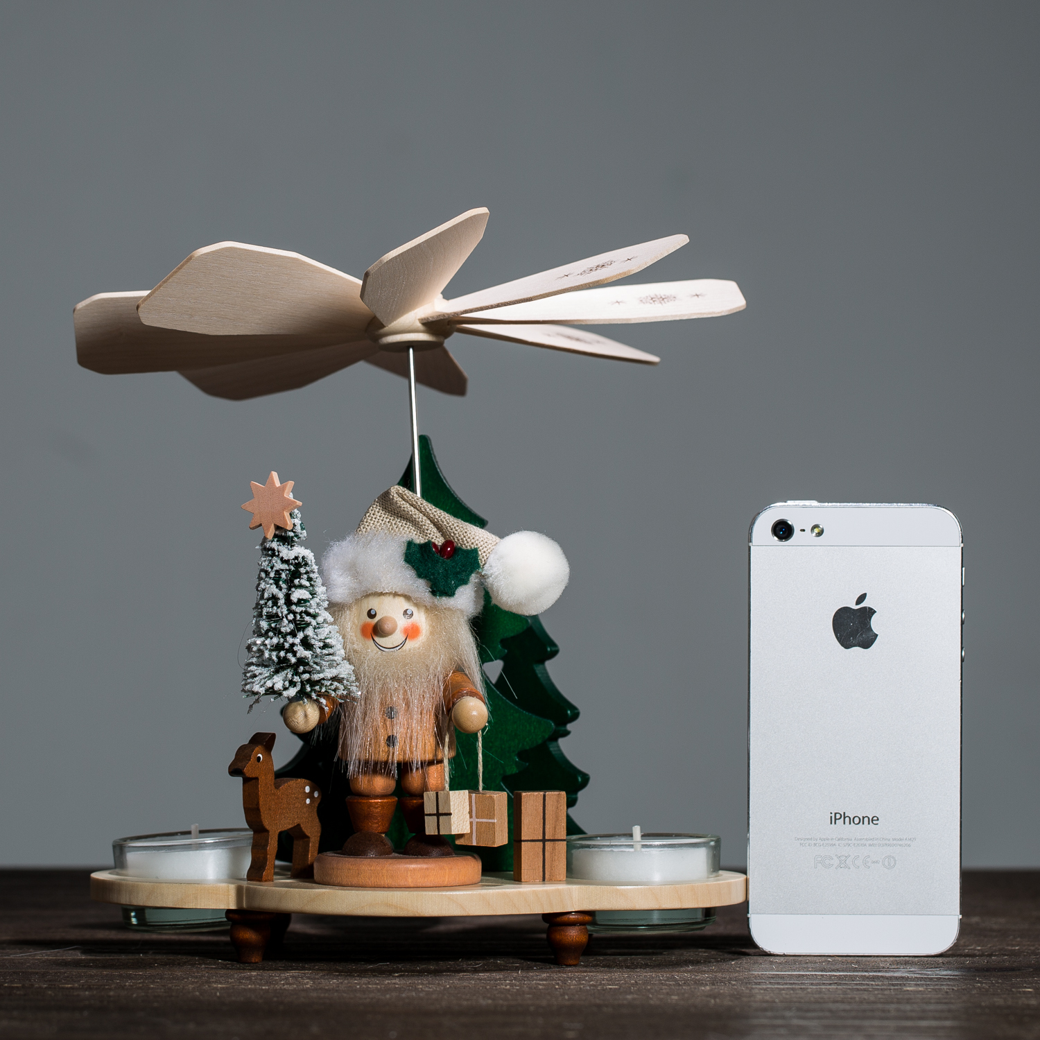 德国进口圣诞工艺品-Christian Ulbricht“圣诞老人” 耶诞塔