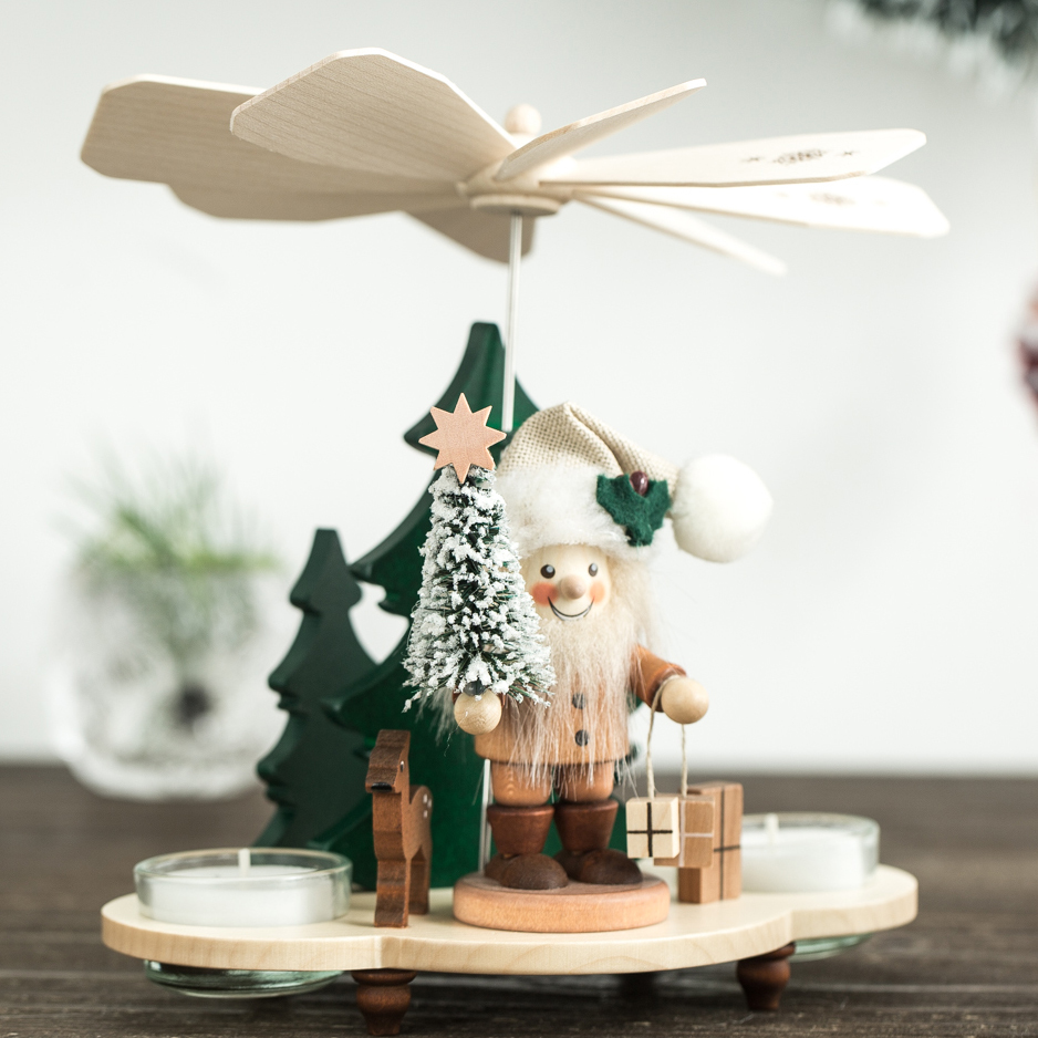 德国进口圣诞工艺品-Christian Ulbricht“圣诞老人” 耶诞塔