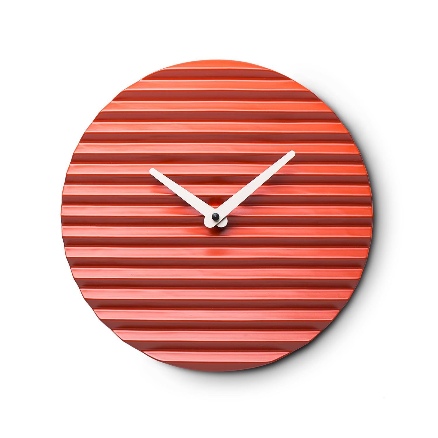 意大利进口壁画挂钟-Sabrina Fossi陶瓷波纹装饰挂钟