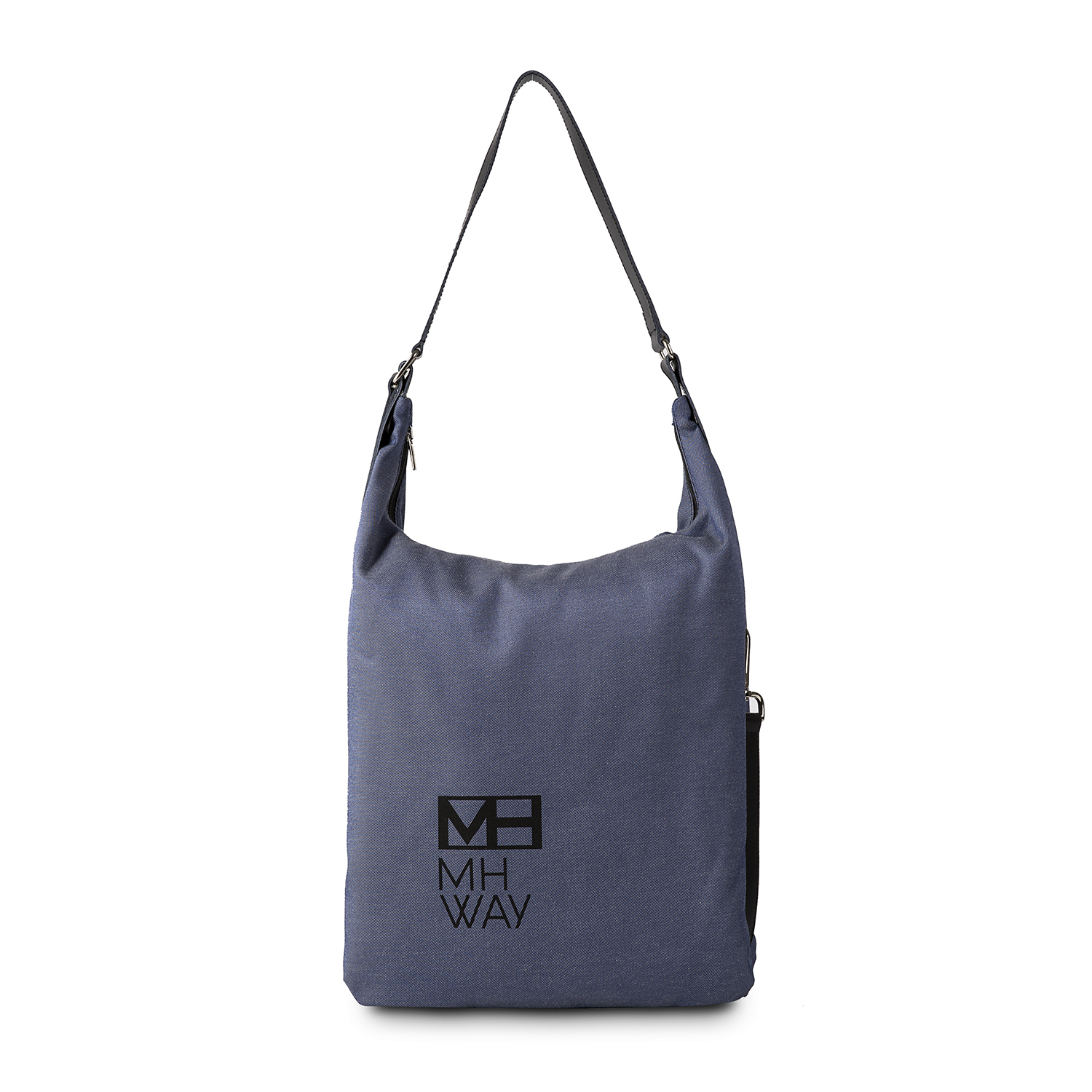 意大利原产MH way欧派时尚简约牛仔单肩斜挎包