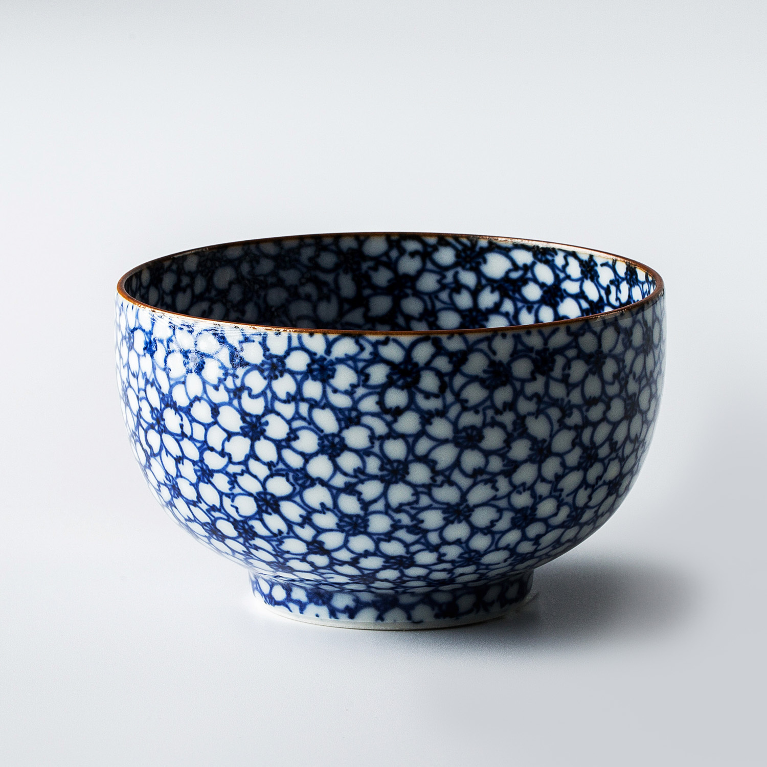 日本进口陶瓷水杯Kumo纯手工京烧清水烧樱花陶瓷茶杯