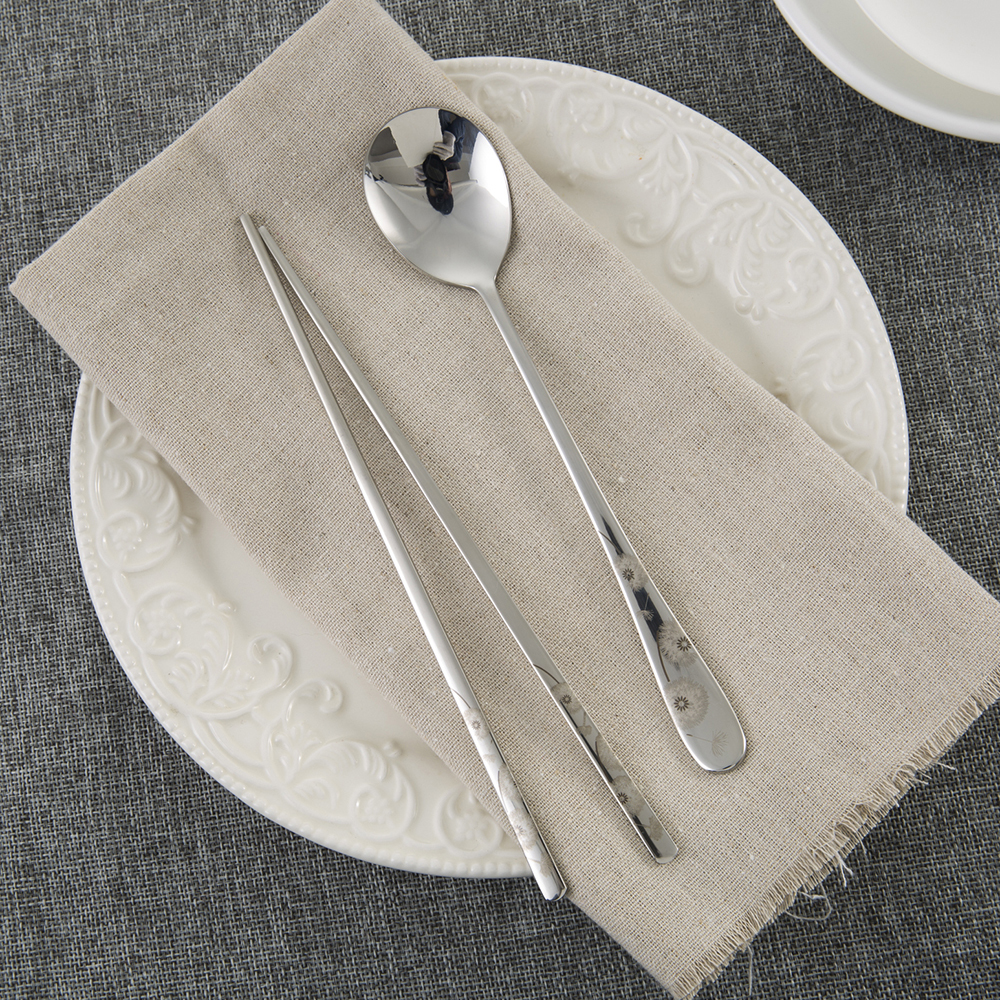 韩国进口餐具筷子勺子套装-DMKOREA勺子和筷子套装(1筷子+1勺子)亮光 - 餐具筷子勺子套装 韩国进口餐具筷子勺子套装-DMKOREA勺子和筷子套装(1筷子+1勺子)亮光 - 餐具筷子勺子套装