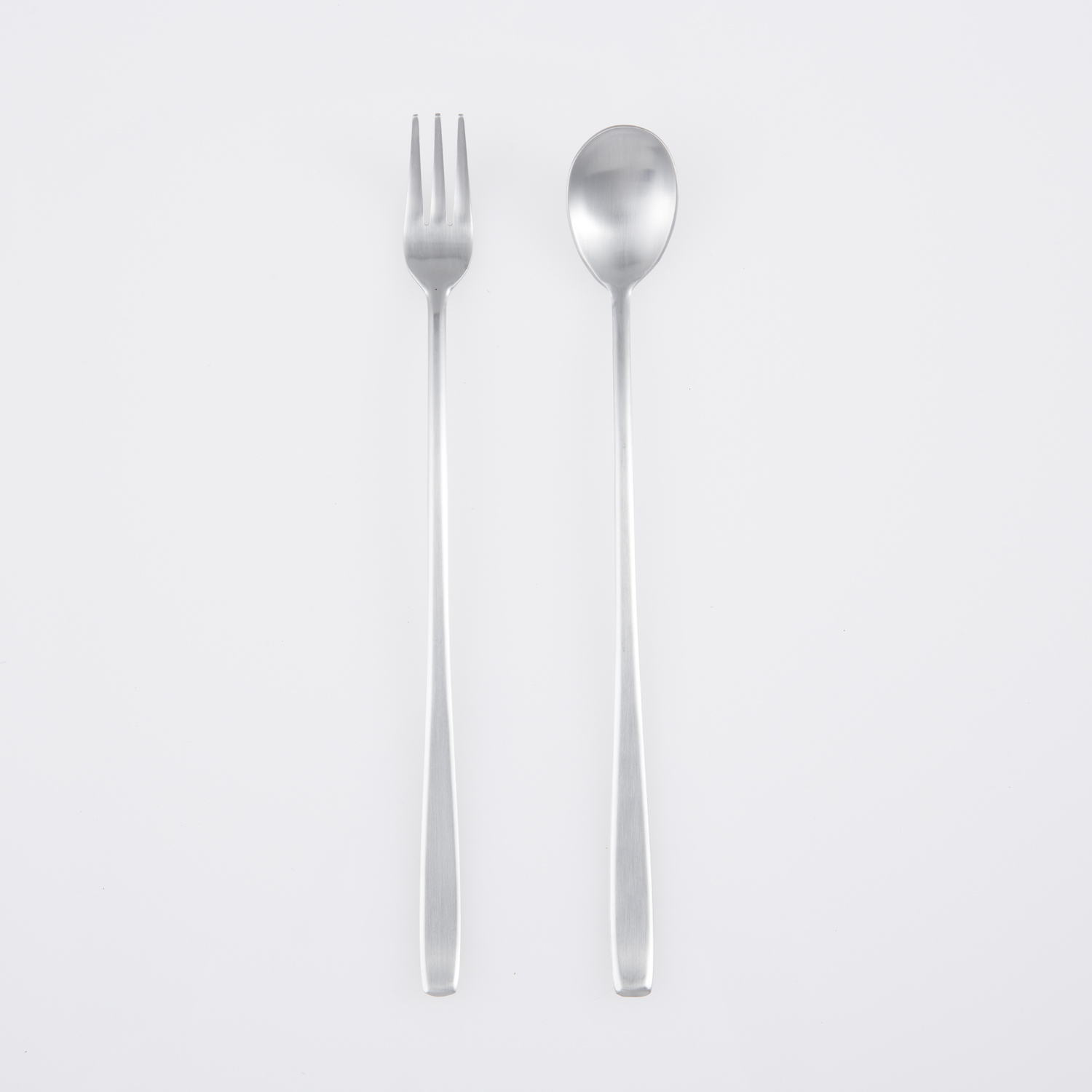 韩国进口勺子叉子套装-DMKOREA韩式传统勺子和叉子套装(1筷子+1叉子)亚光