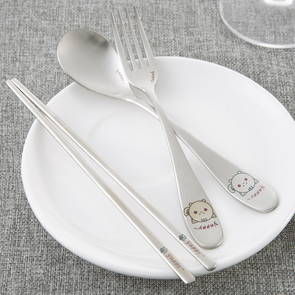 韩国进口套装餐具-DMKOREA餐具套装(1筷子+1勺子+1叉子)亚光 - 套装餐具 韩国进口套装餐具-DMKOREA餐具套装(1筷子+1勺子+1叉子)亚光 - 套装餐具