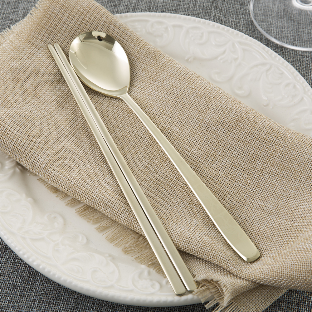 韩国进口不锈钢勺子筷子套装-DMKOREA勺子和筷子套装(1筷子+1勺子)亮光 - 不锈钢勺子筷子套装 韩国进口不锈钢勺子筷子套装-DMKOREA勺子和筷子套装(1筷子+1勺子)亮光 - 不锈钢勺子筷子套装