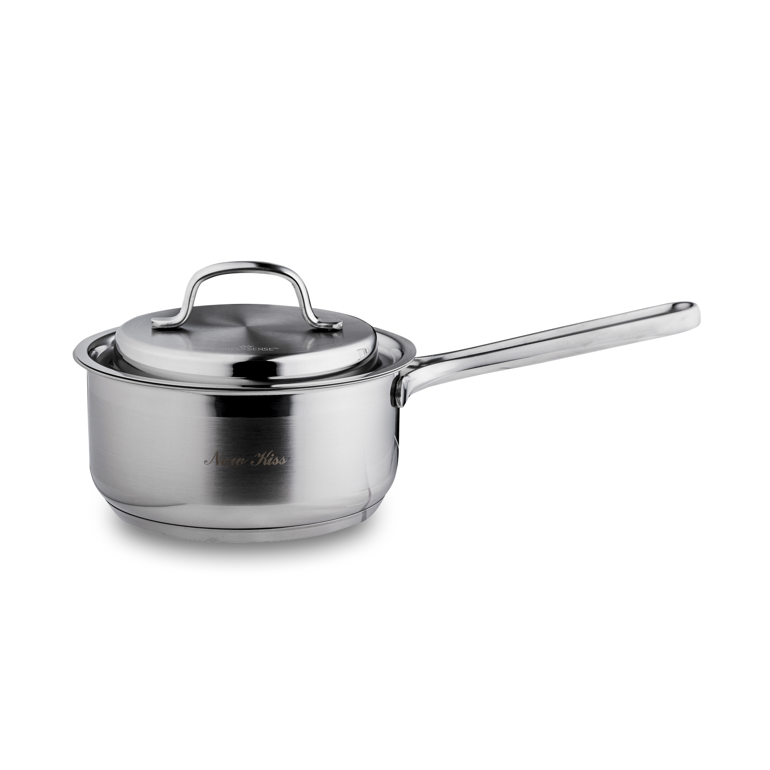 韩国原产QUEEN SENSE不锈钢锅汤锅小奶锅NEWKISS系列16CM